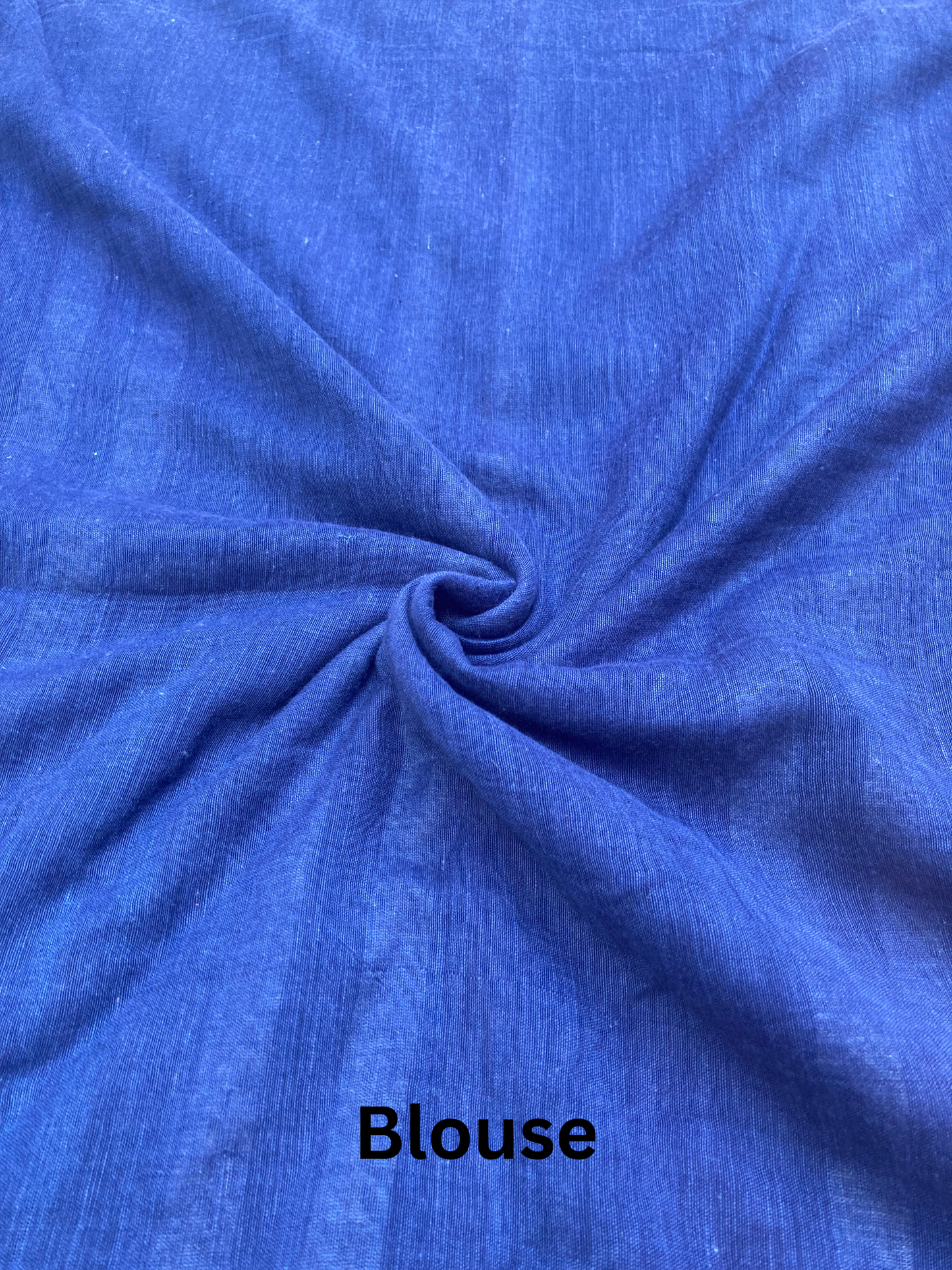 Royal Blue Cotton Saree