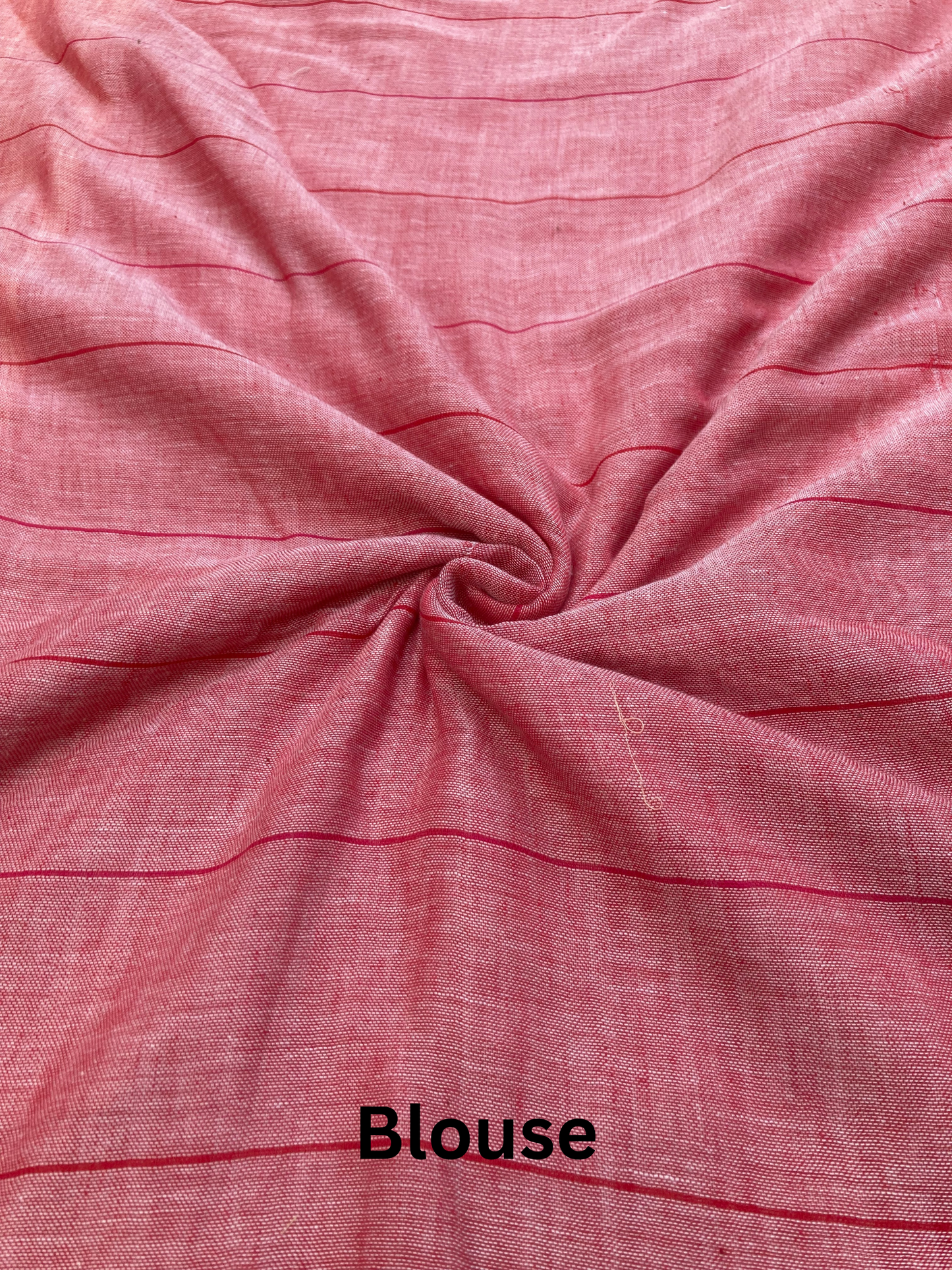 Beige And Pink Cotton Saree
