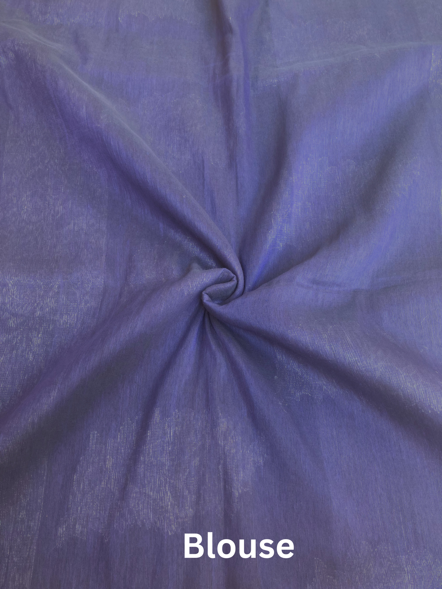 Navy Blue Organic Linen Saree