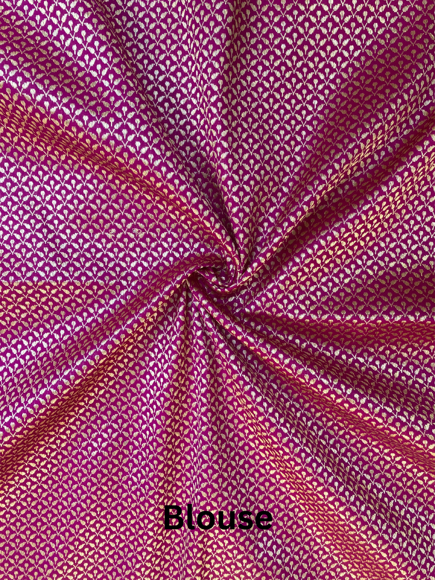 Dark Pink Banarasi Saree