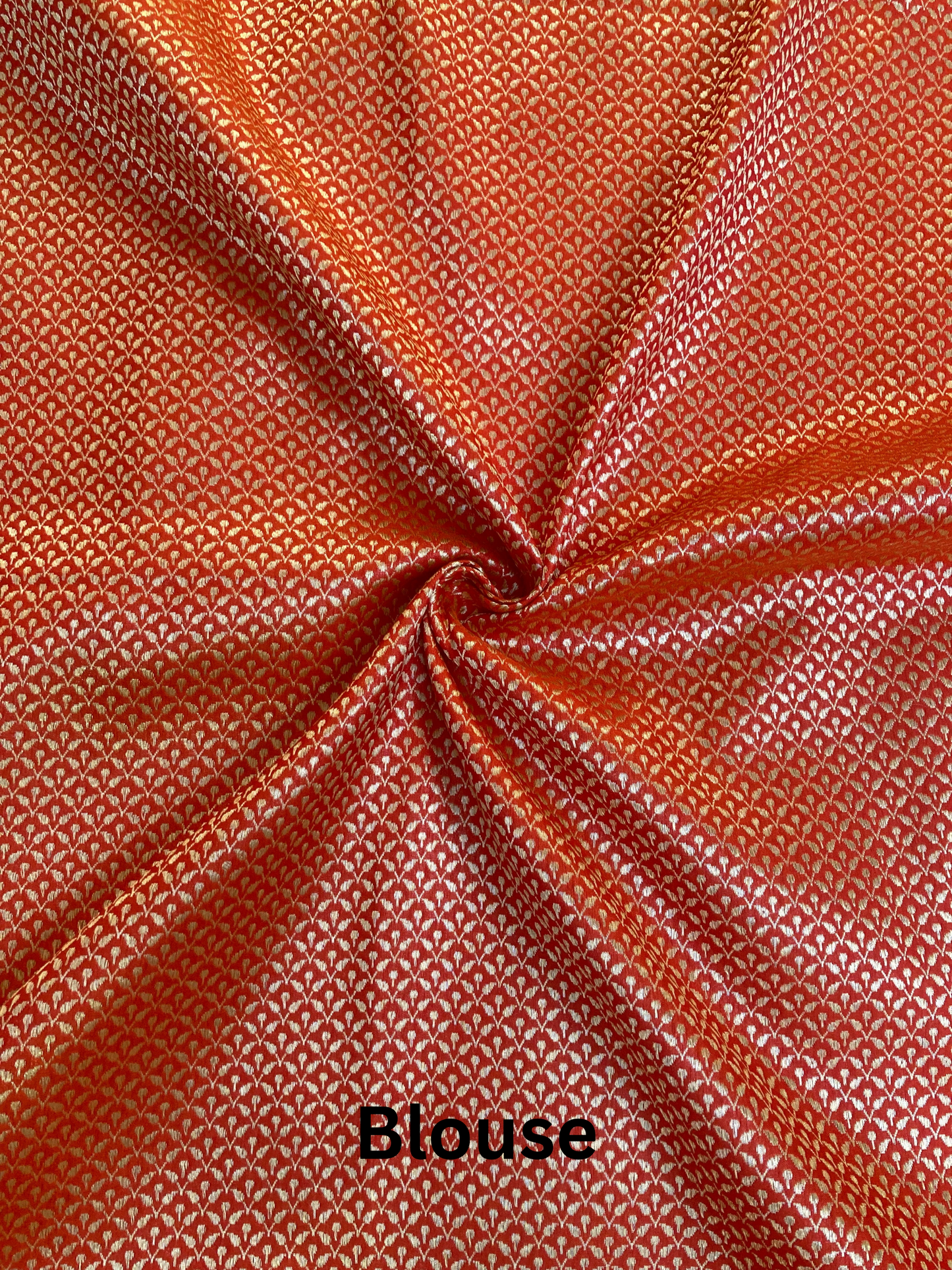 Coral Banarasi Katan Saree