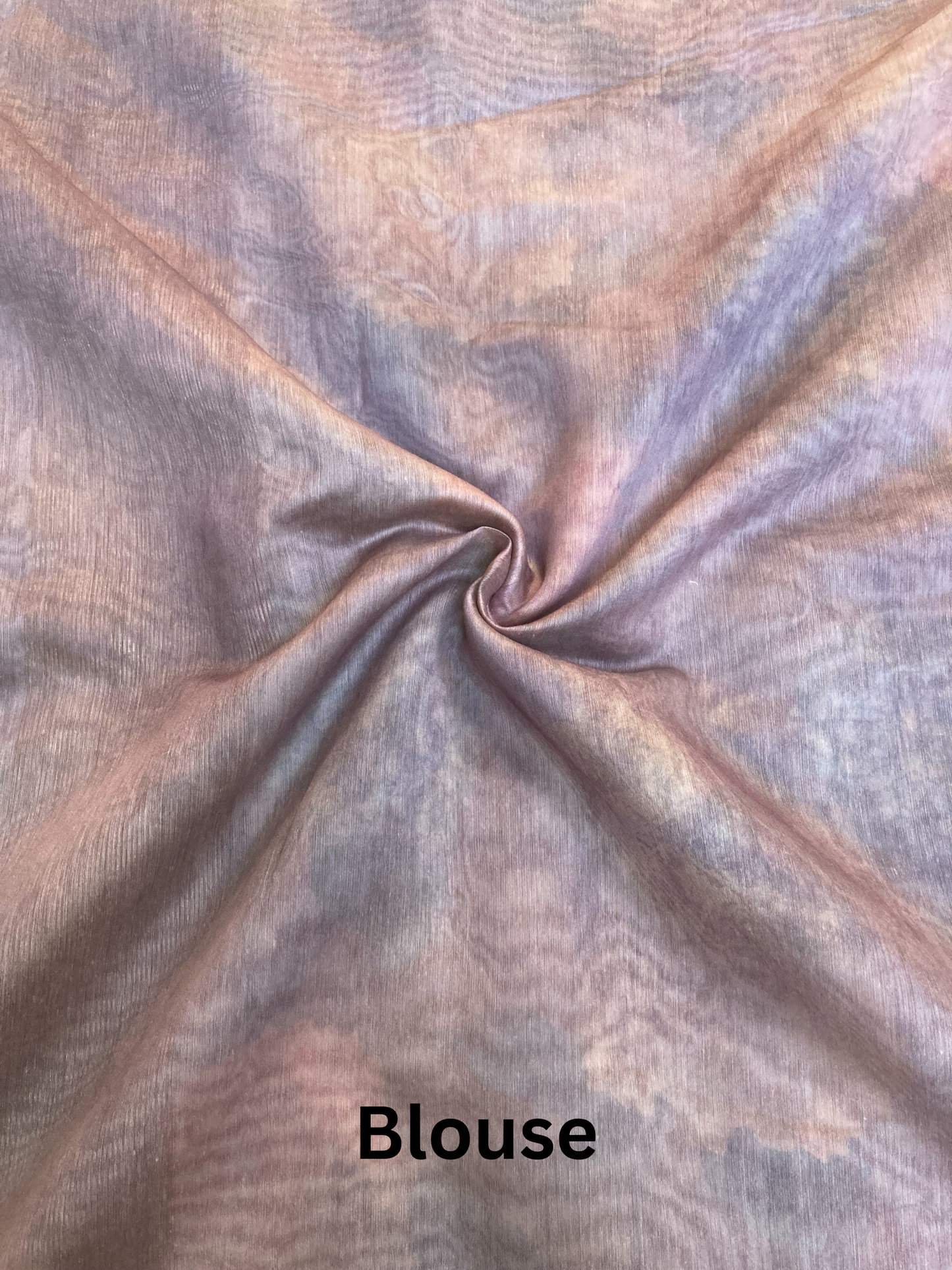 Twilight Lavender Digital Print Chanderi Saree