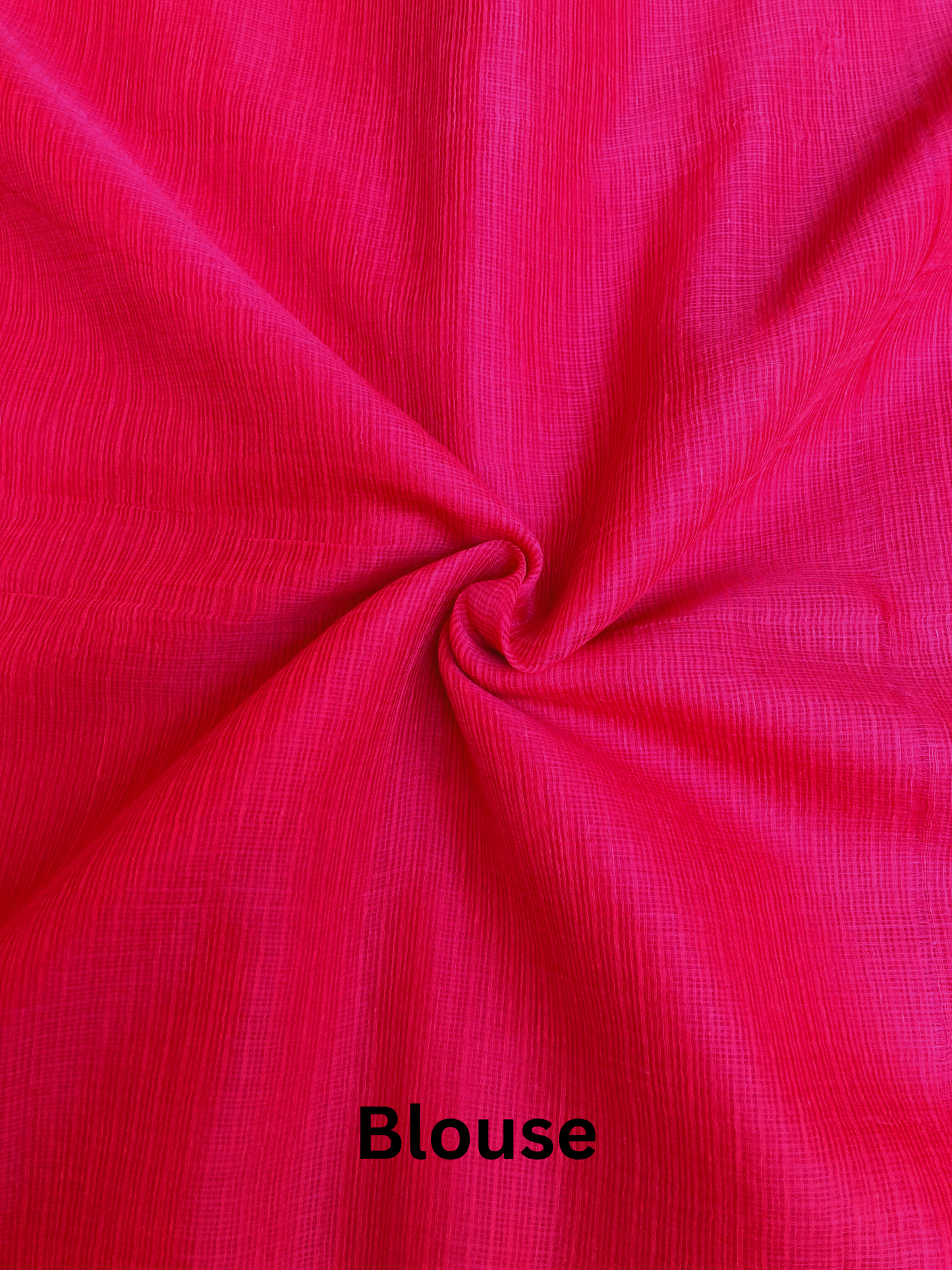 Blood Red Baggecha Kota Doria Saree