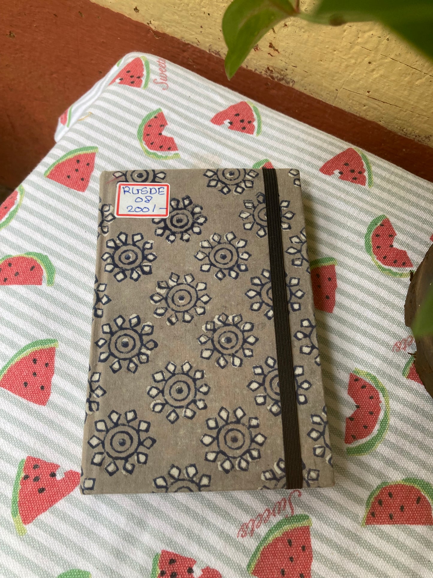 Cloud Fabric-Covered Diary