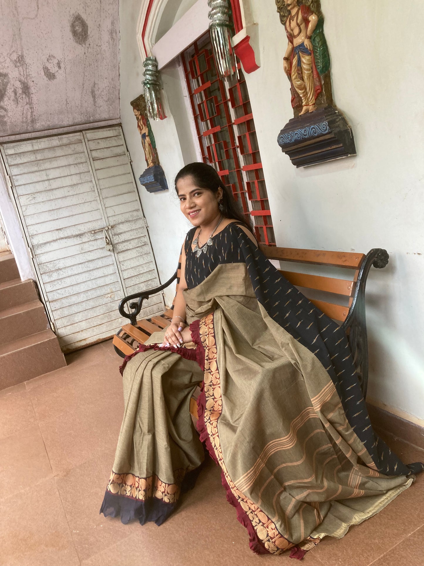 Ash Gray Concept Saree