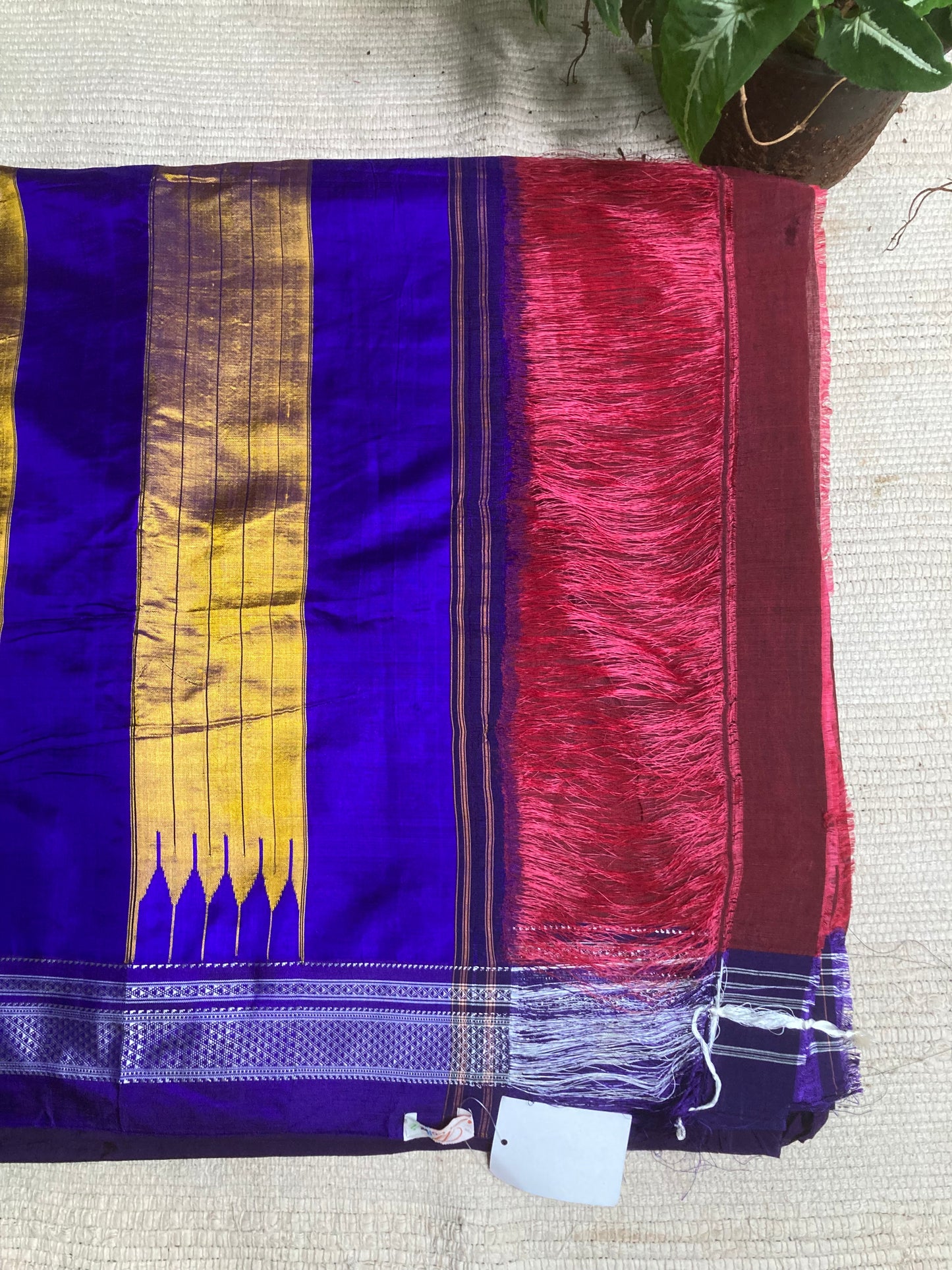 Dark Maroon Ilkal Saree