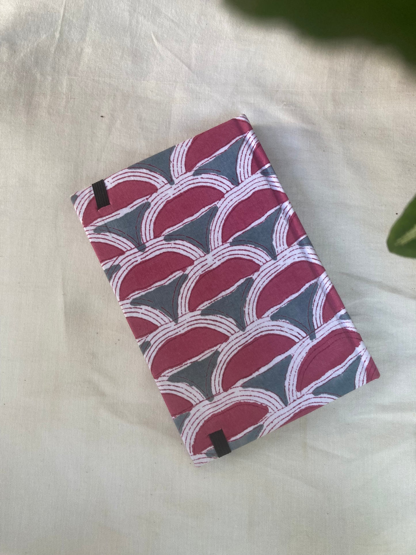 Baby Pink Fabric-Covered Diary