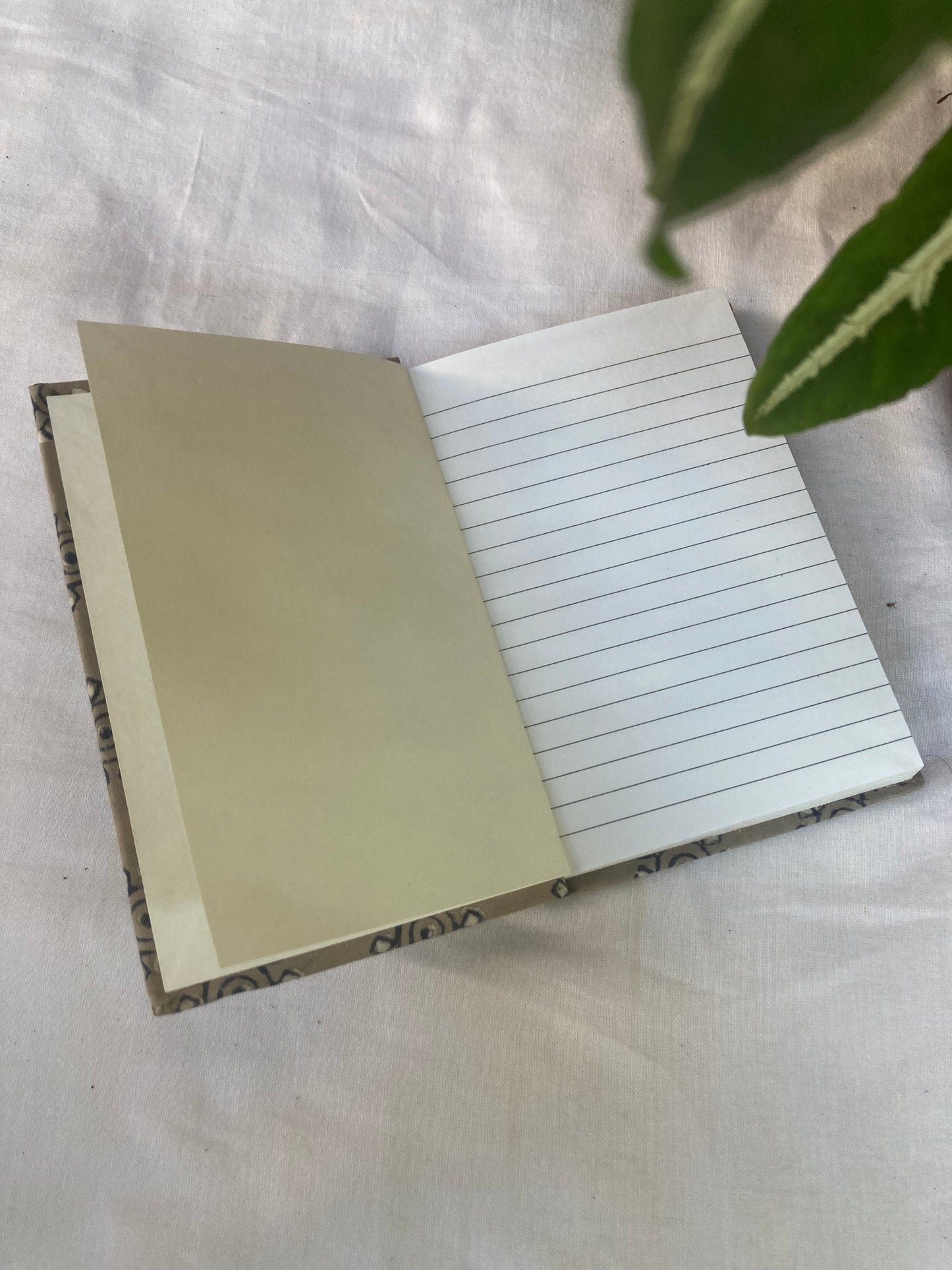 Cloud Fabric-Covered Diary