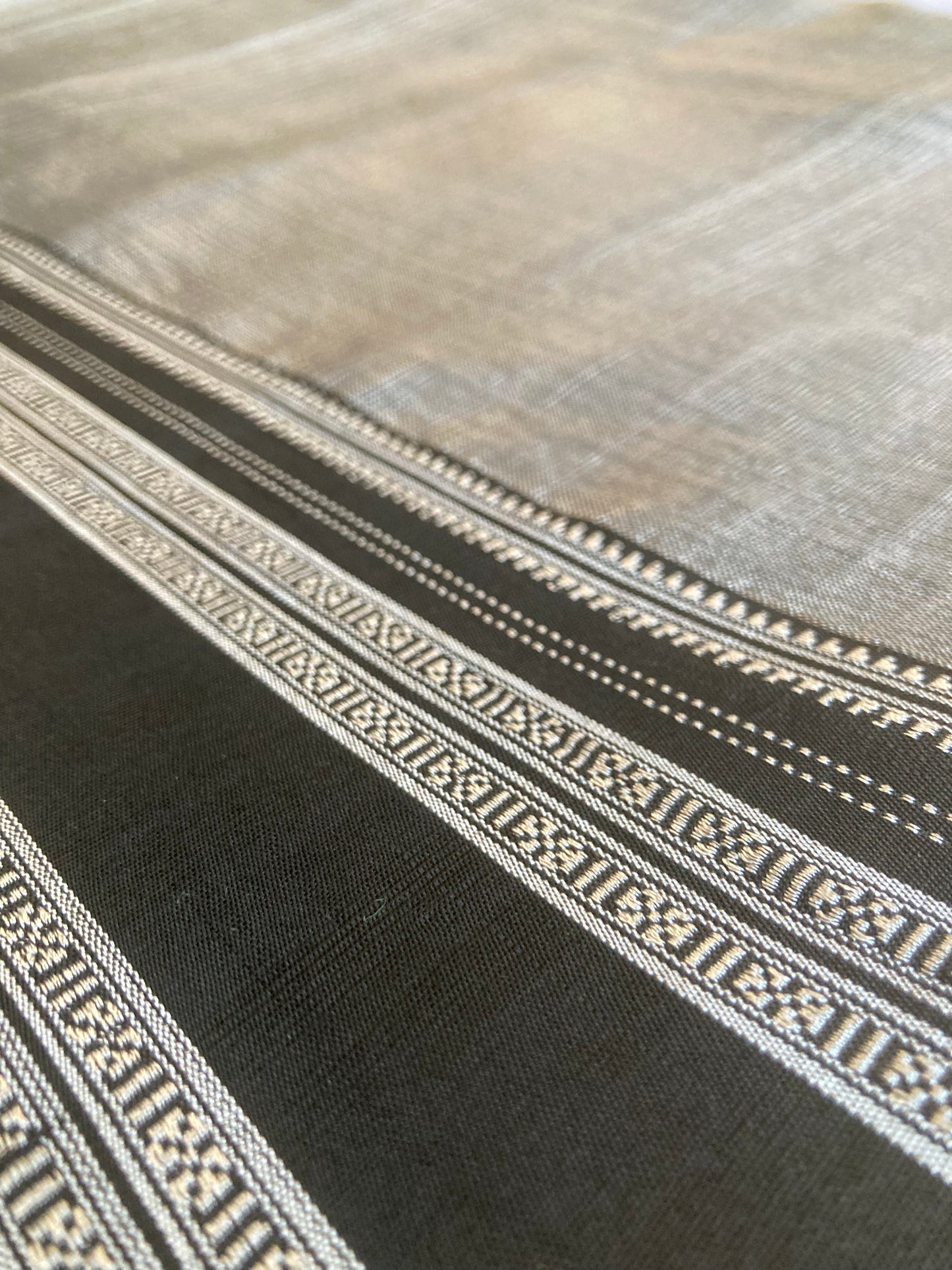 Silver Grey Ilkal Saree