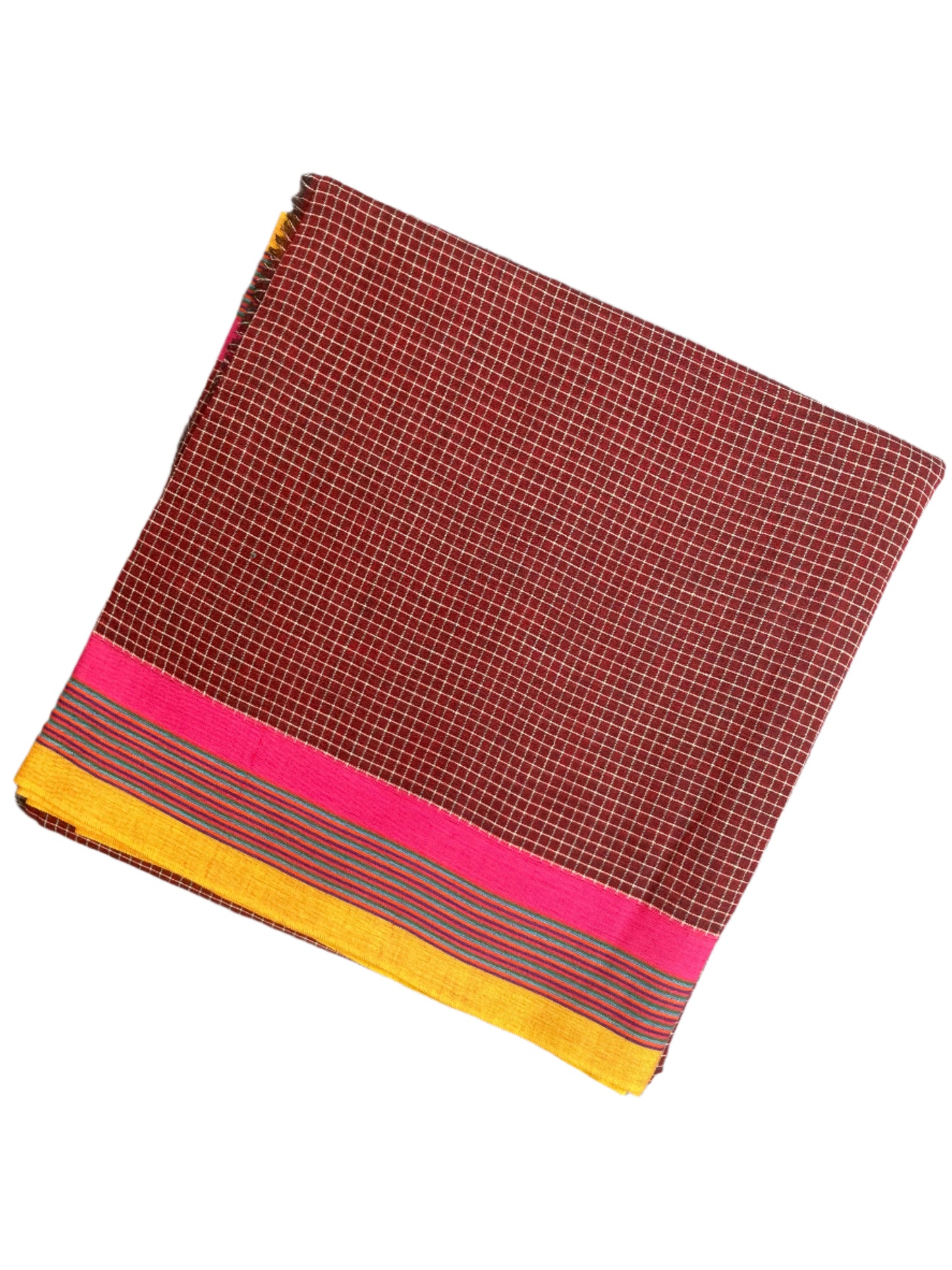 Brunette Brown Patteda Anchu Saree