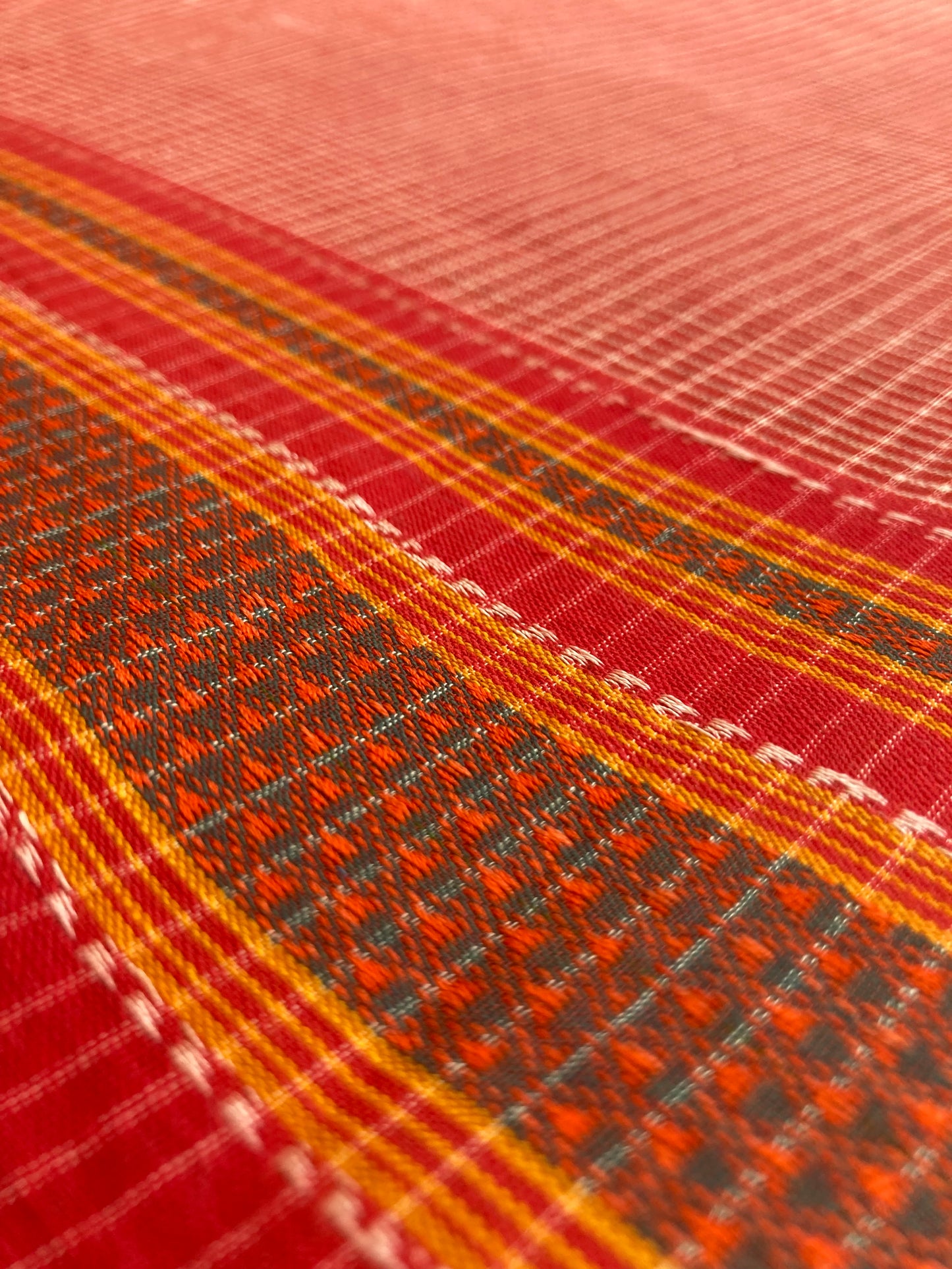 Red Patteda Anchu Saree