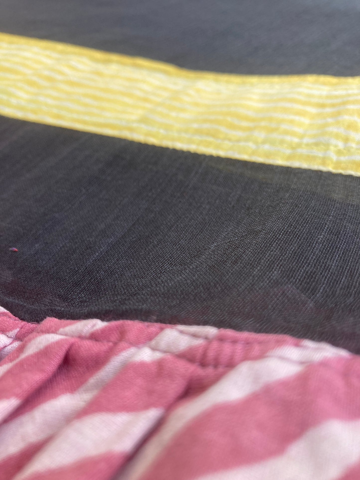 Charcoal Black Maanto Concept Saree
