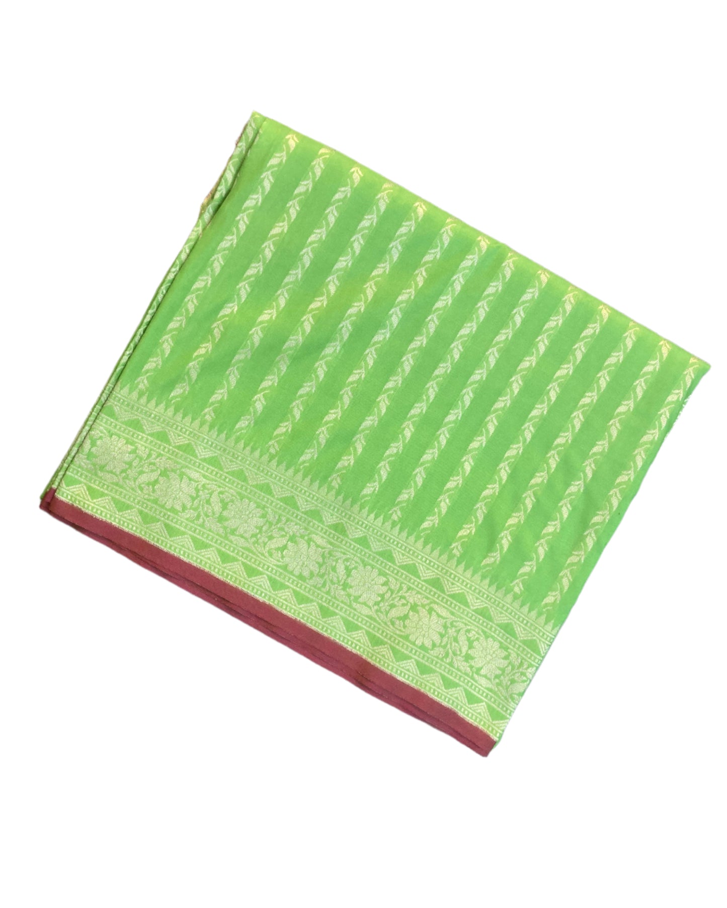 Jade Green Banarasi Katan Saree