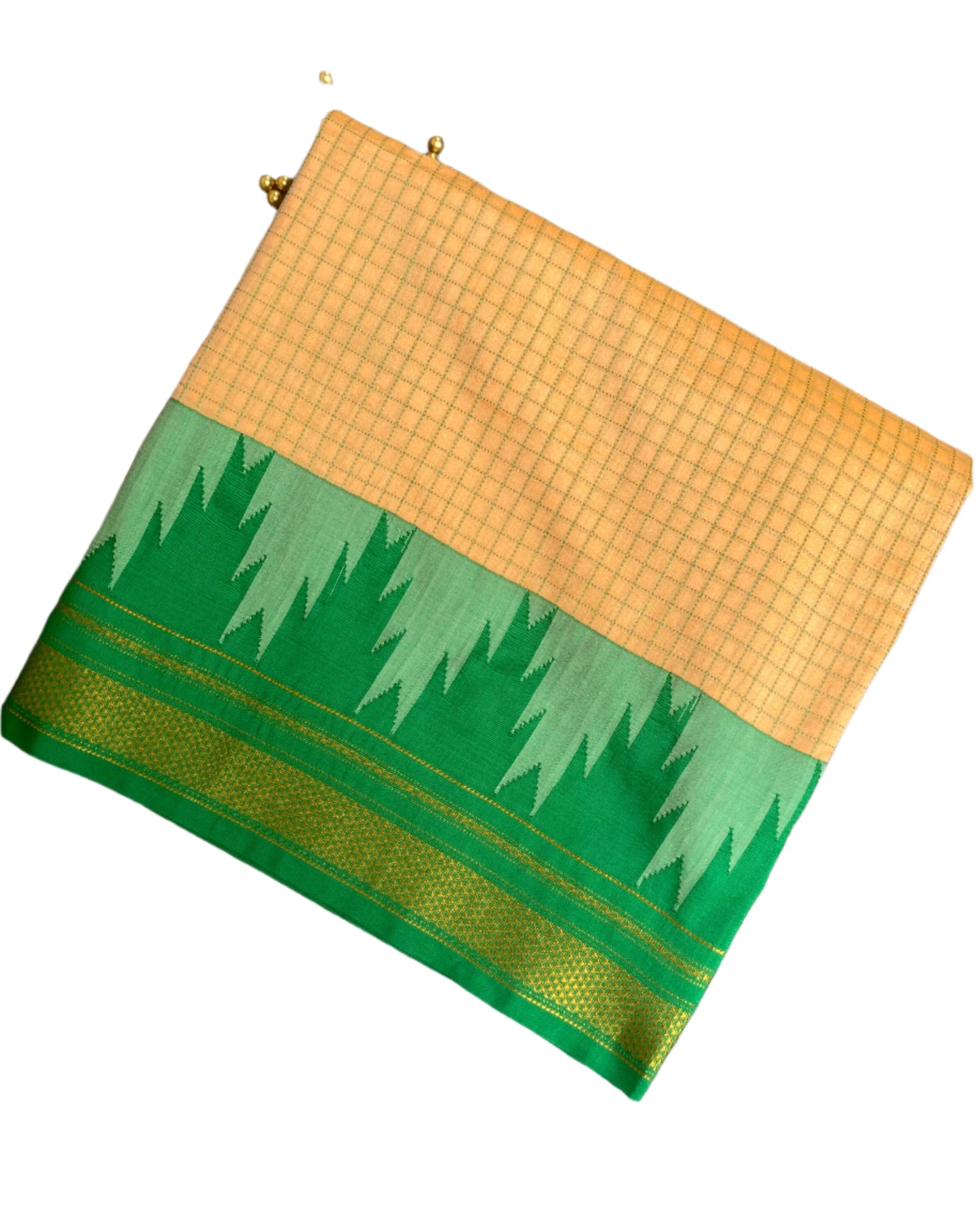 Warm Ivory Ilkal Saree