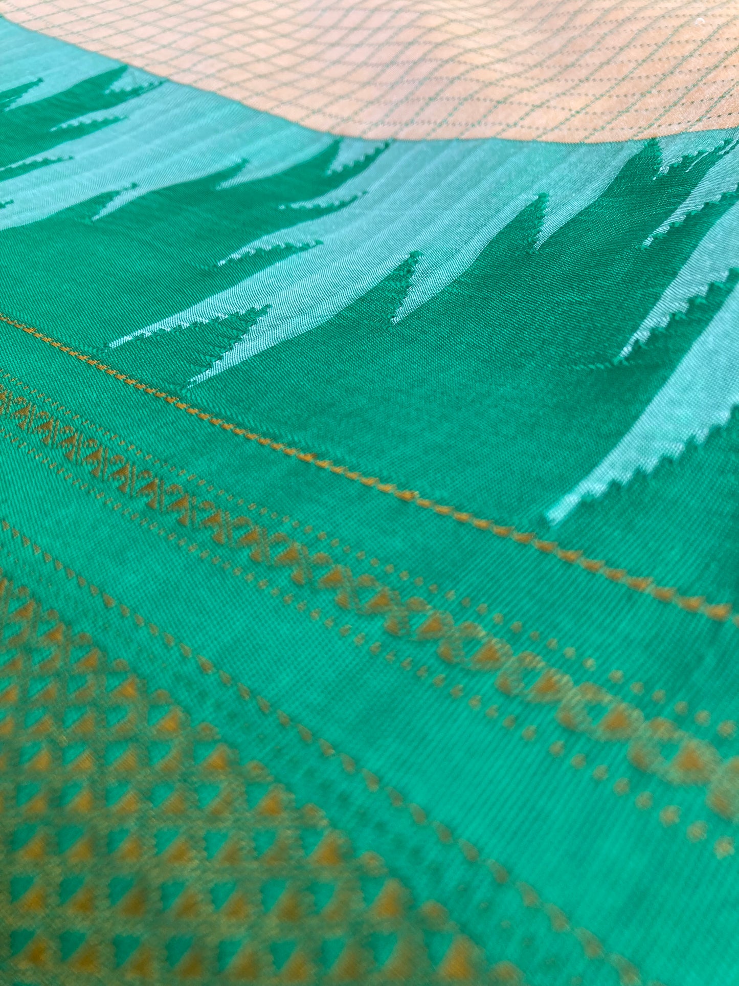 Warm Ivory Ilkal Saree