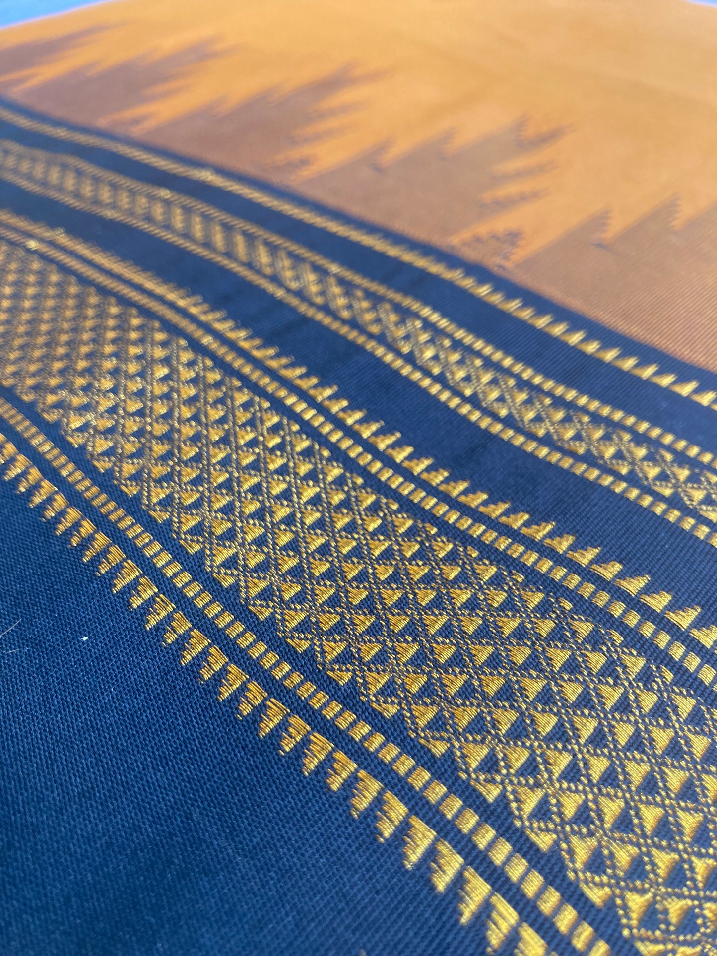 Copper Ilkal Saree