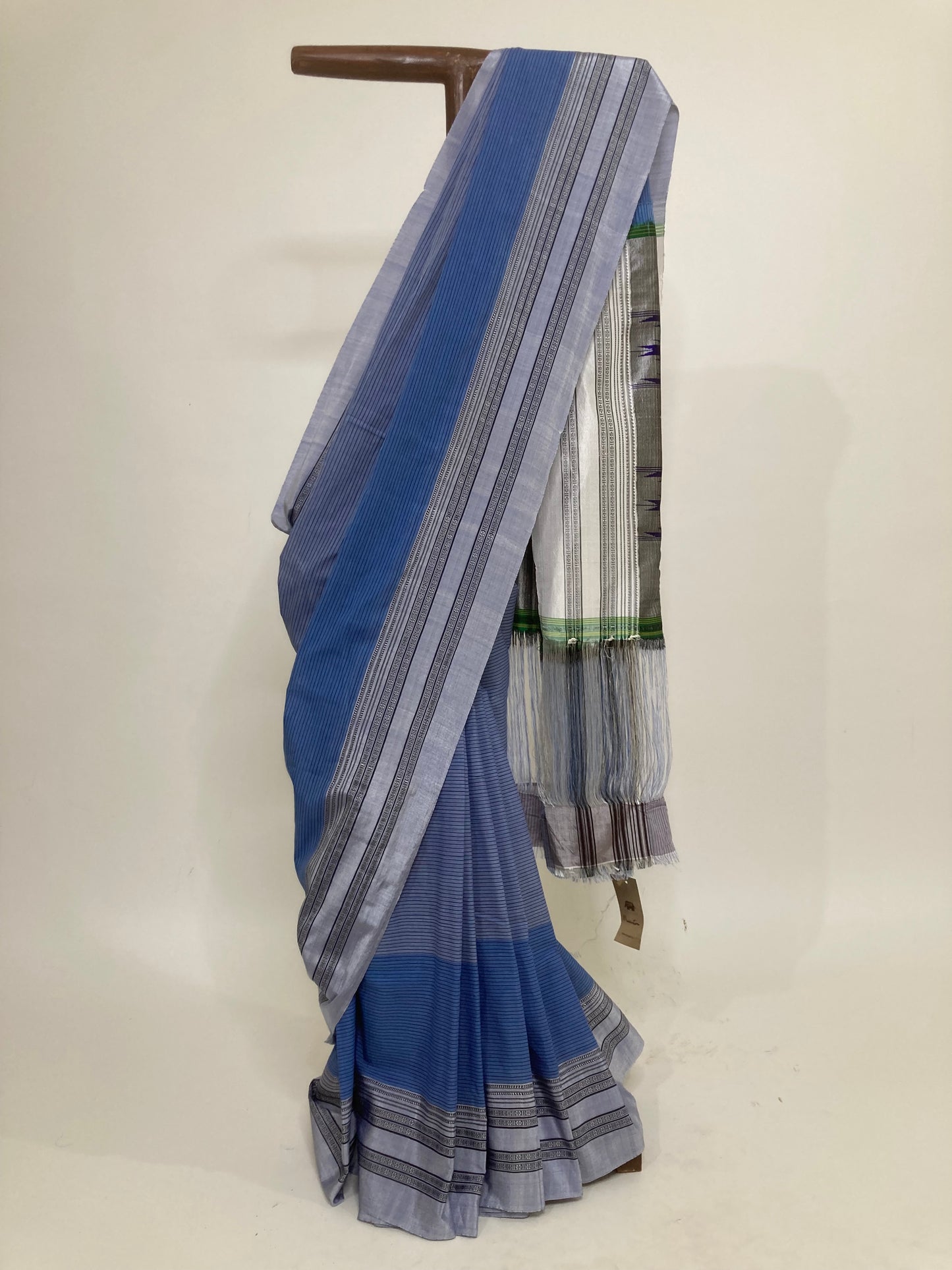 Cerulean Blue Ilkal Saree