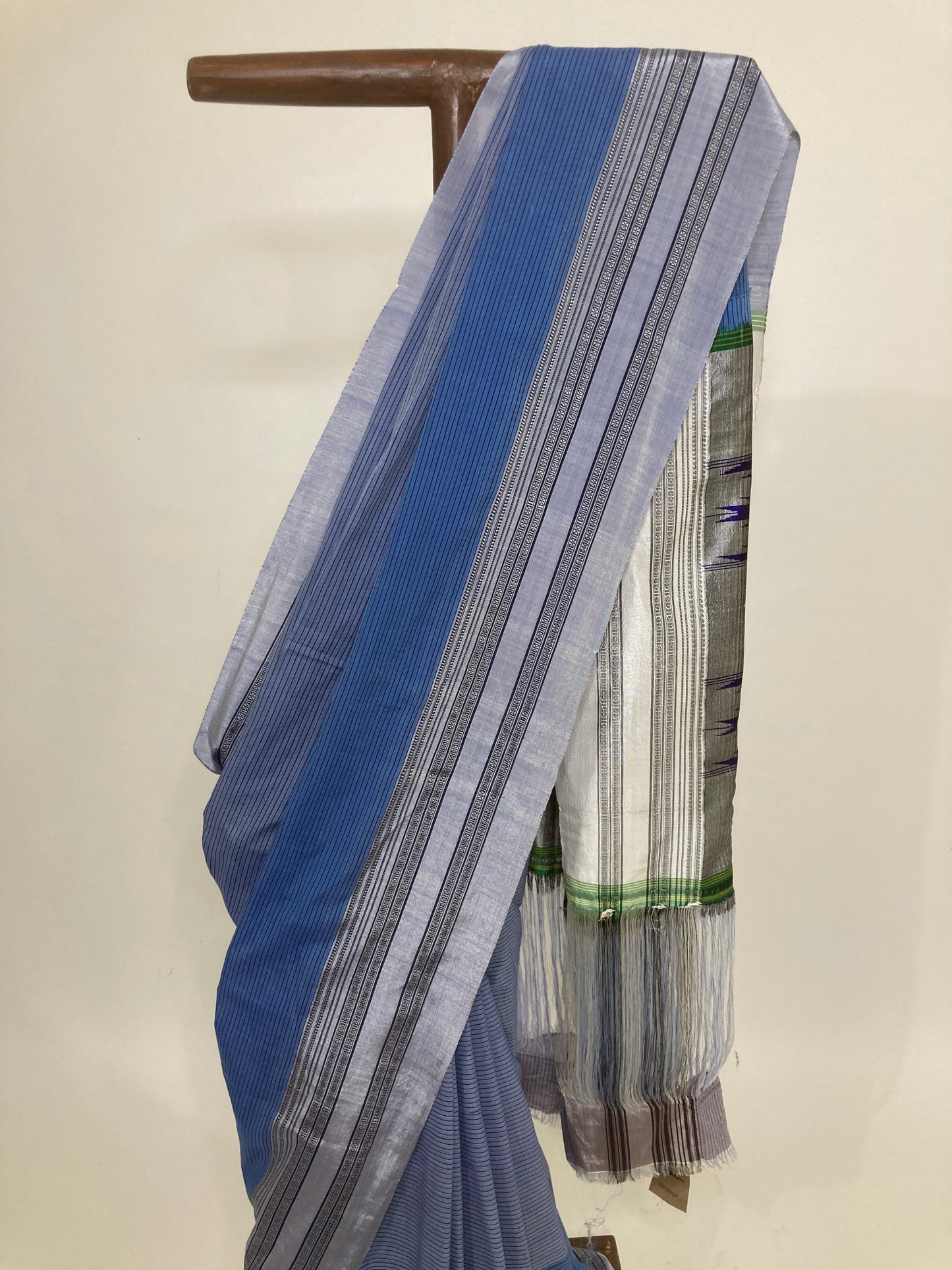 Cerulean Blue Ilkal Saree