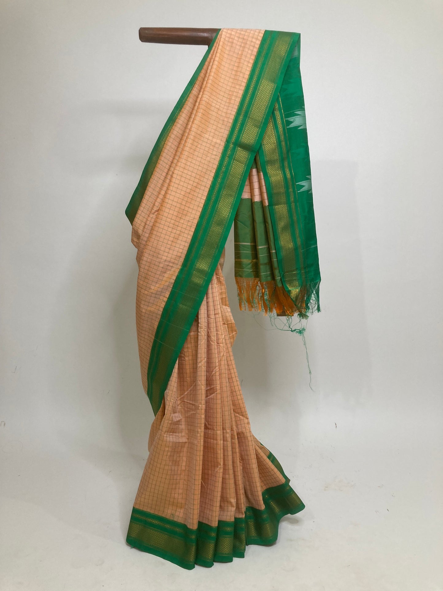 Warm Ivory Ilkal Saree
