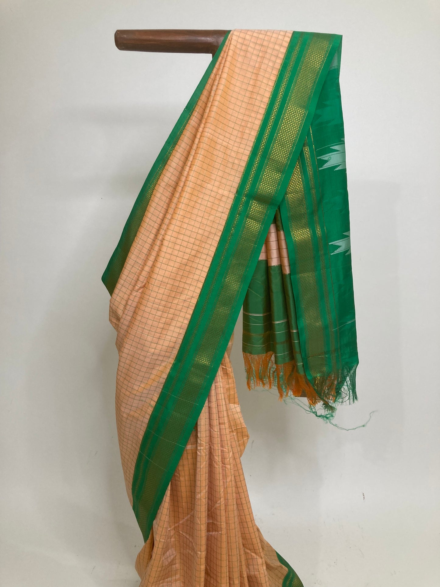 Warm Ivory Ilkal Saree