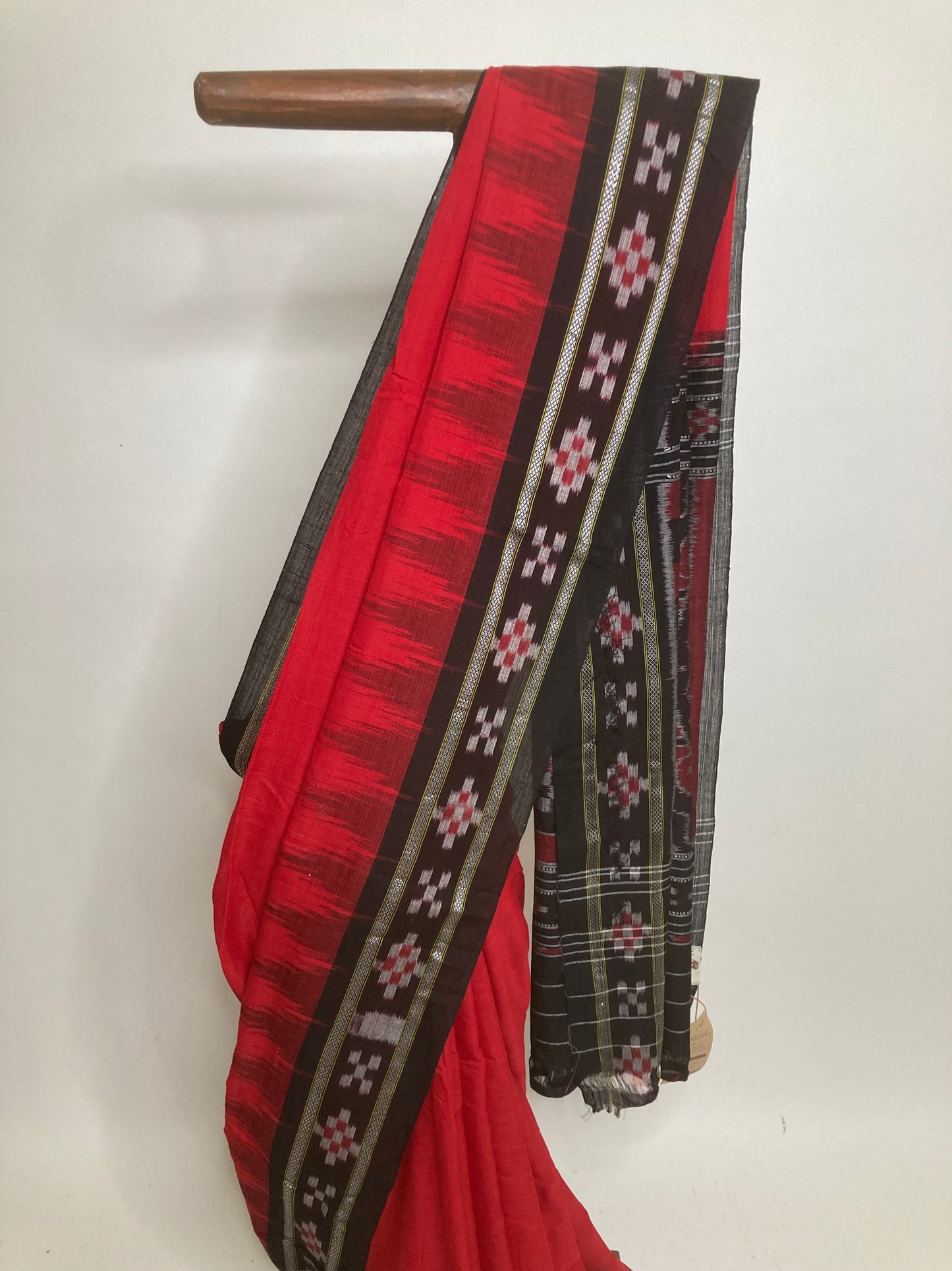 Rose Sambalpuri Ikkat Saree