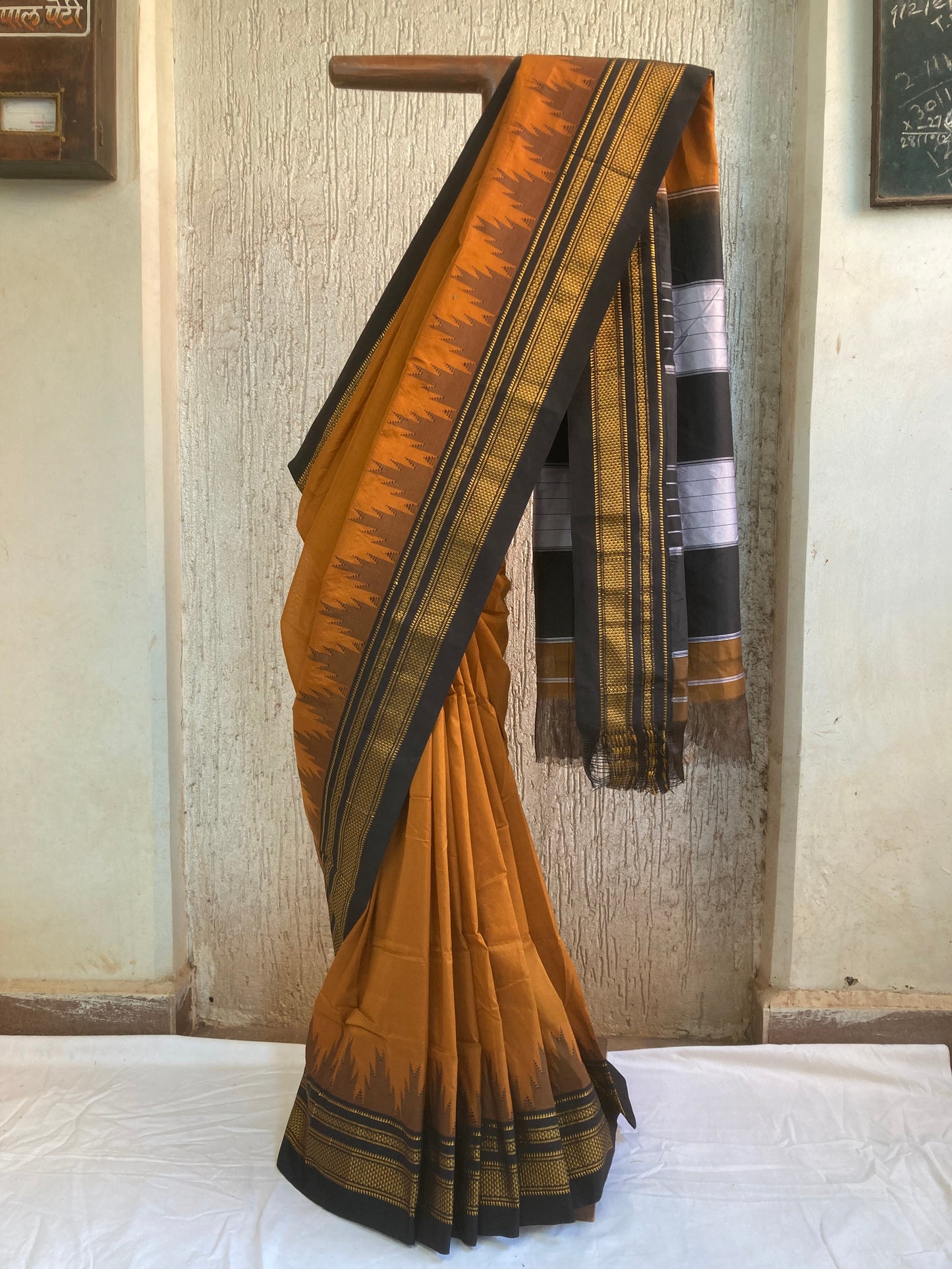 Copper Ilkal Saree
