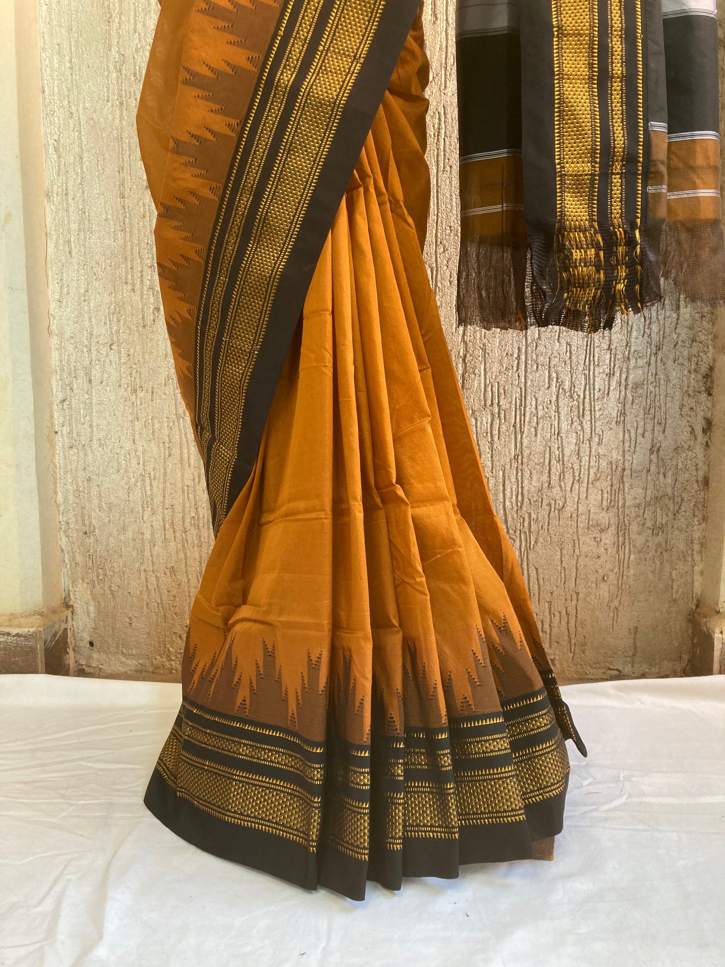Copper Ilkal Saree