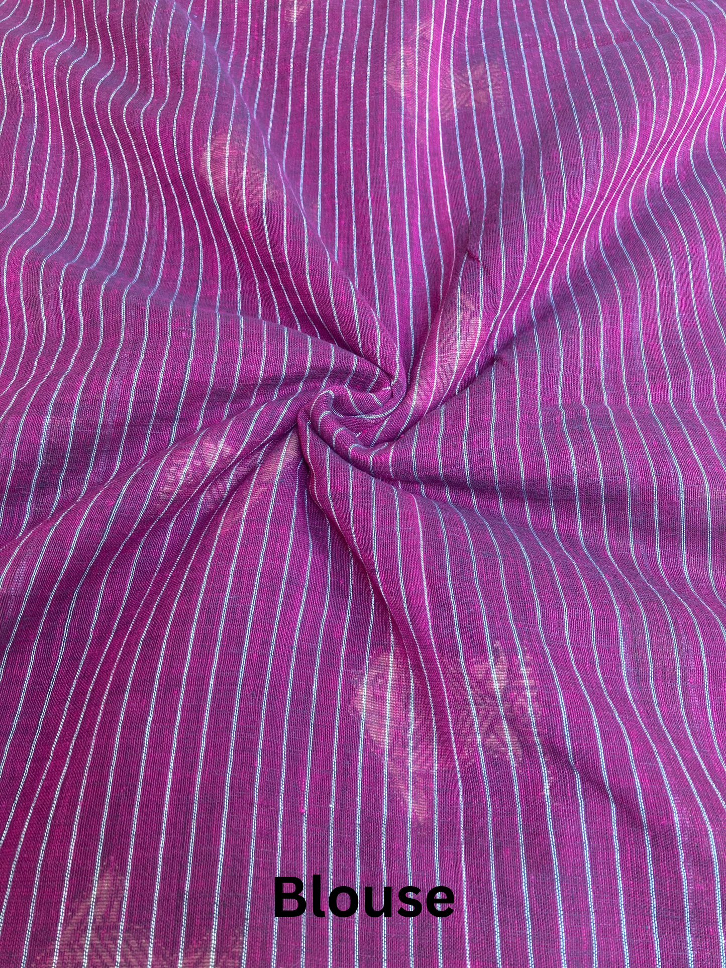 Grape Khadi Cotton Saree