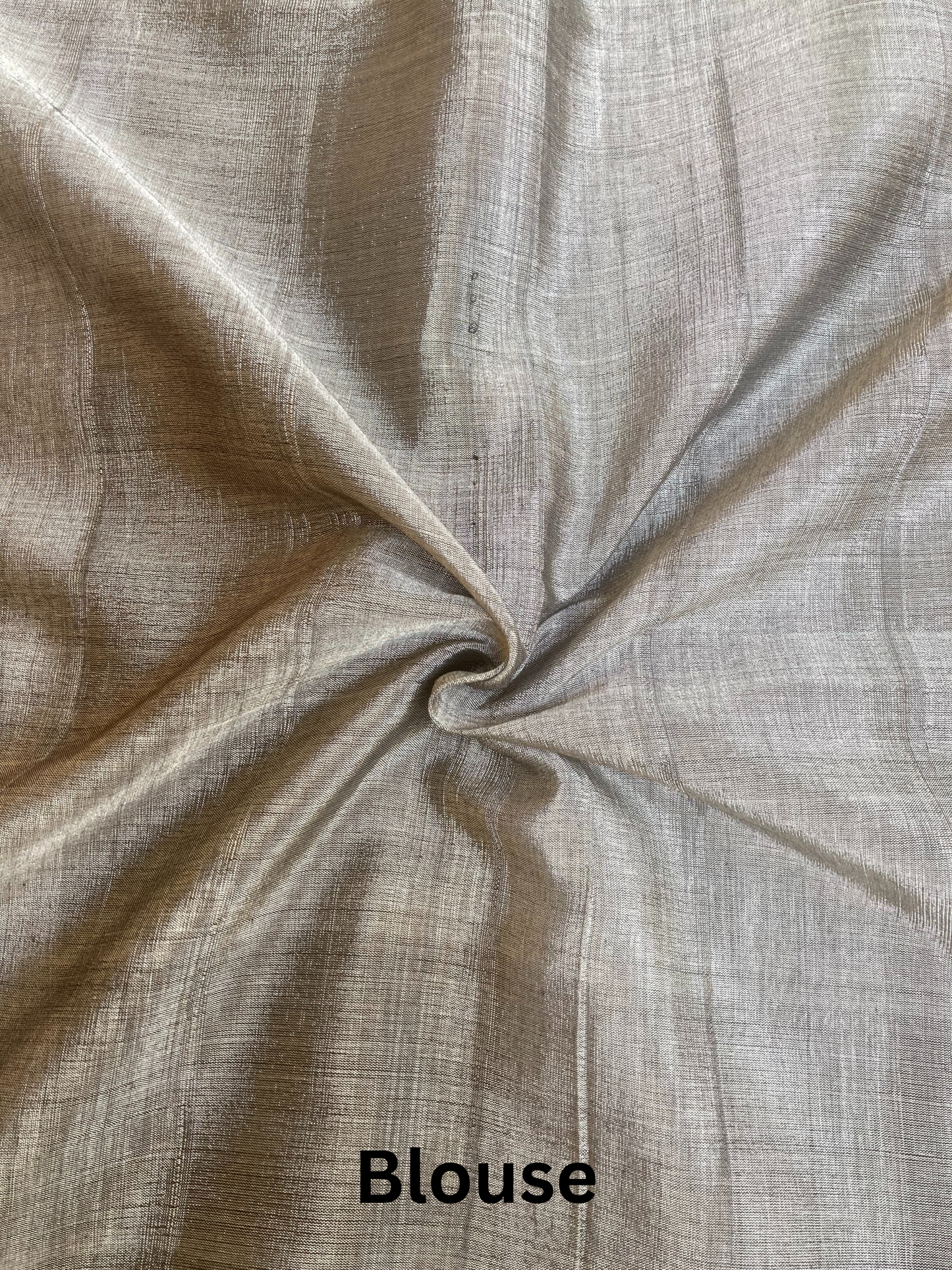 Silver Grey Ilkal Saree