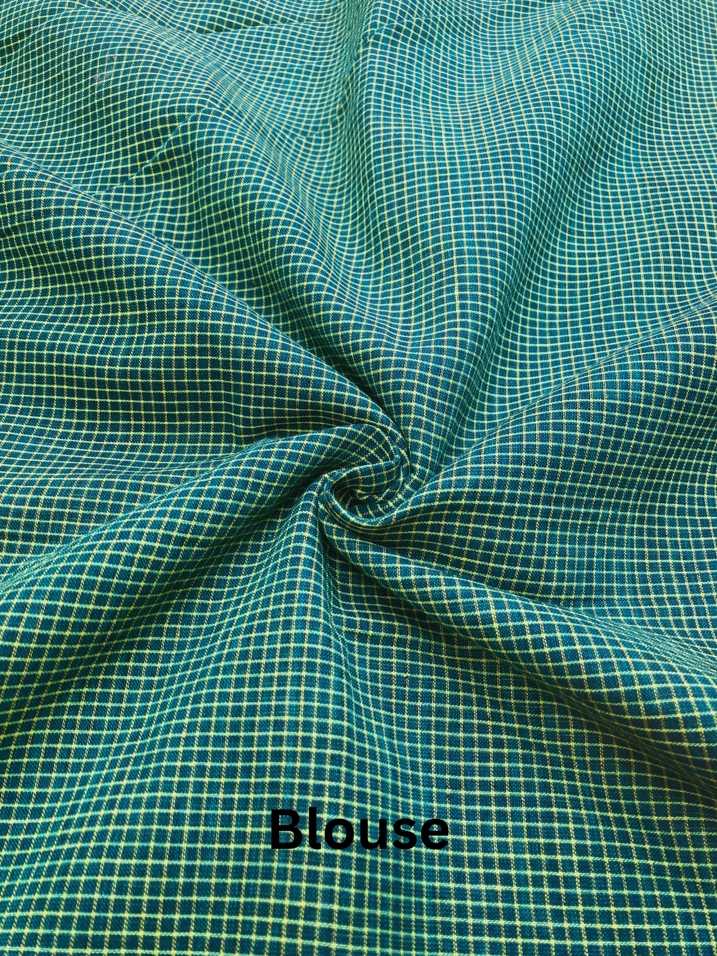 Juniper Green Patteda Anchu Saree