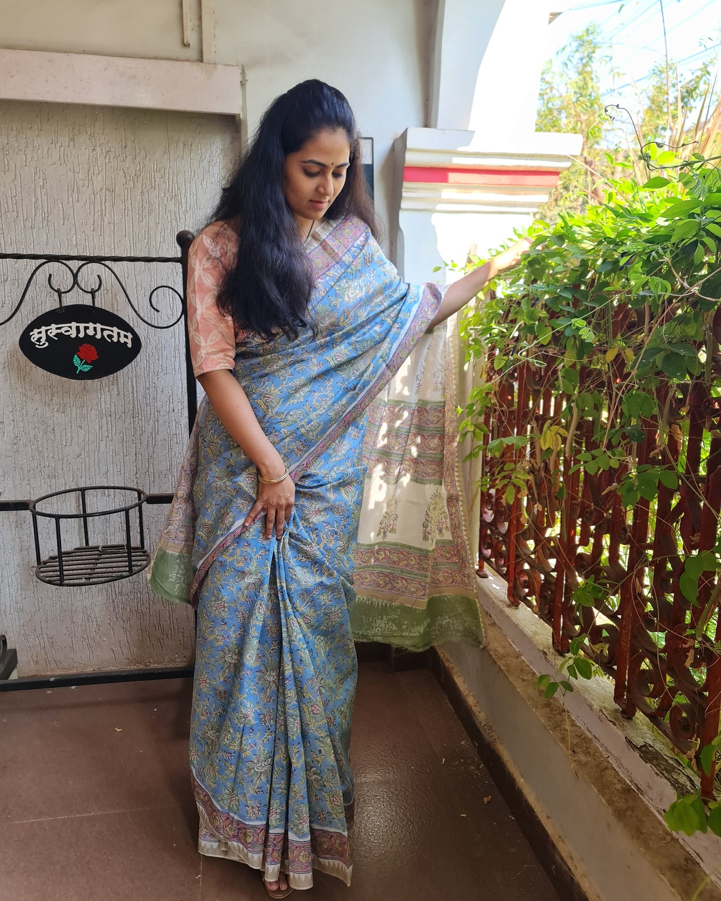 Sapphire Sangneri Saree