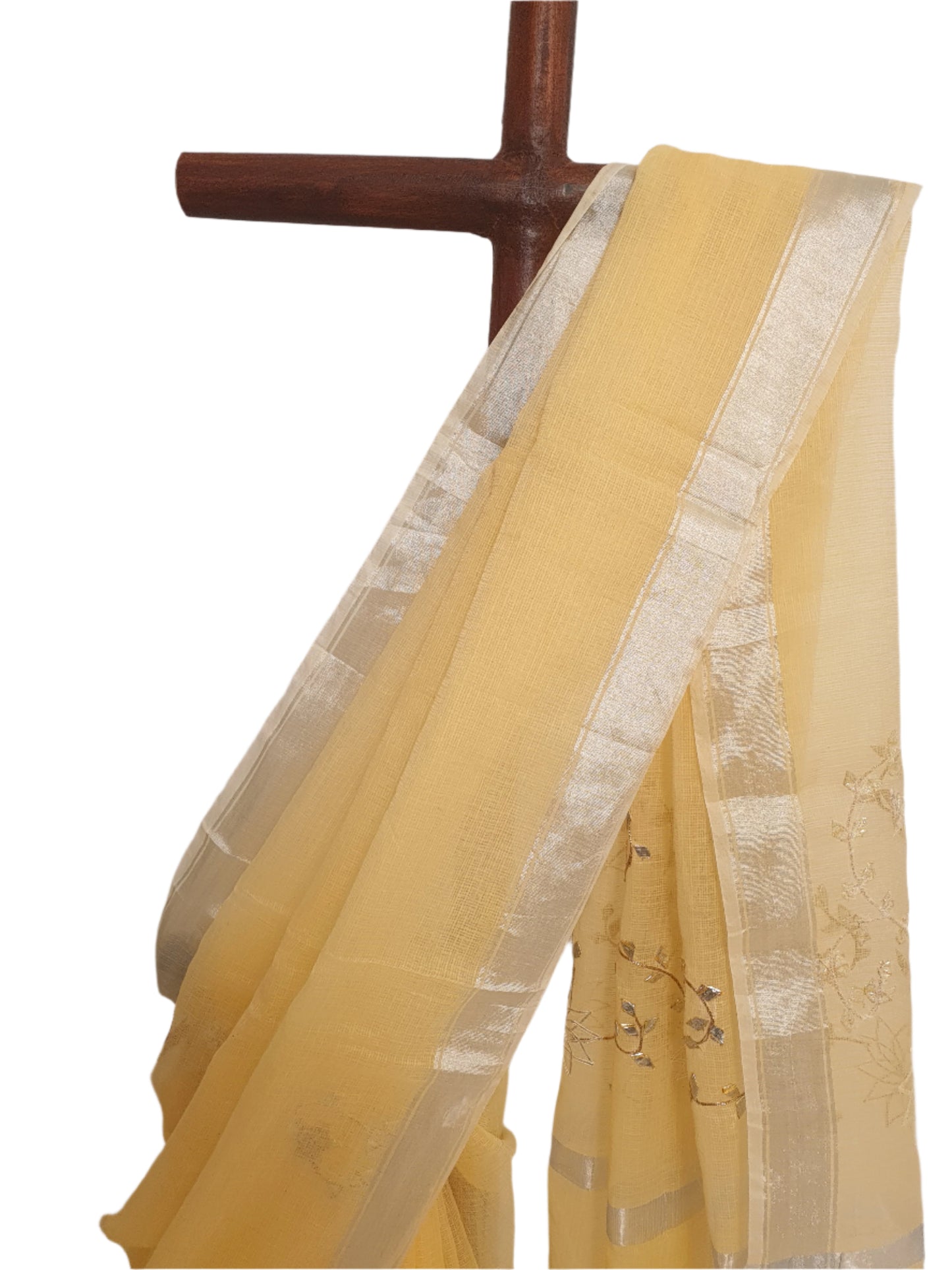 Amber Gotapatti Kota Doria Saree