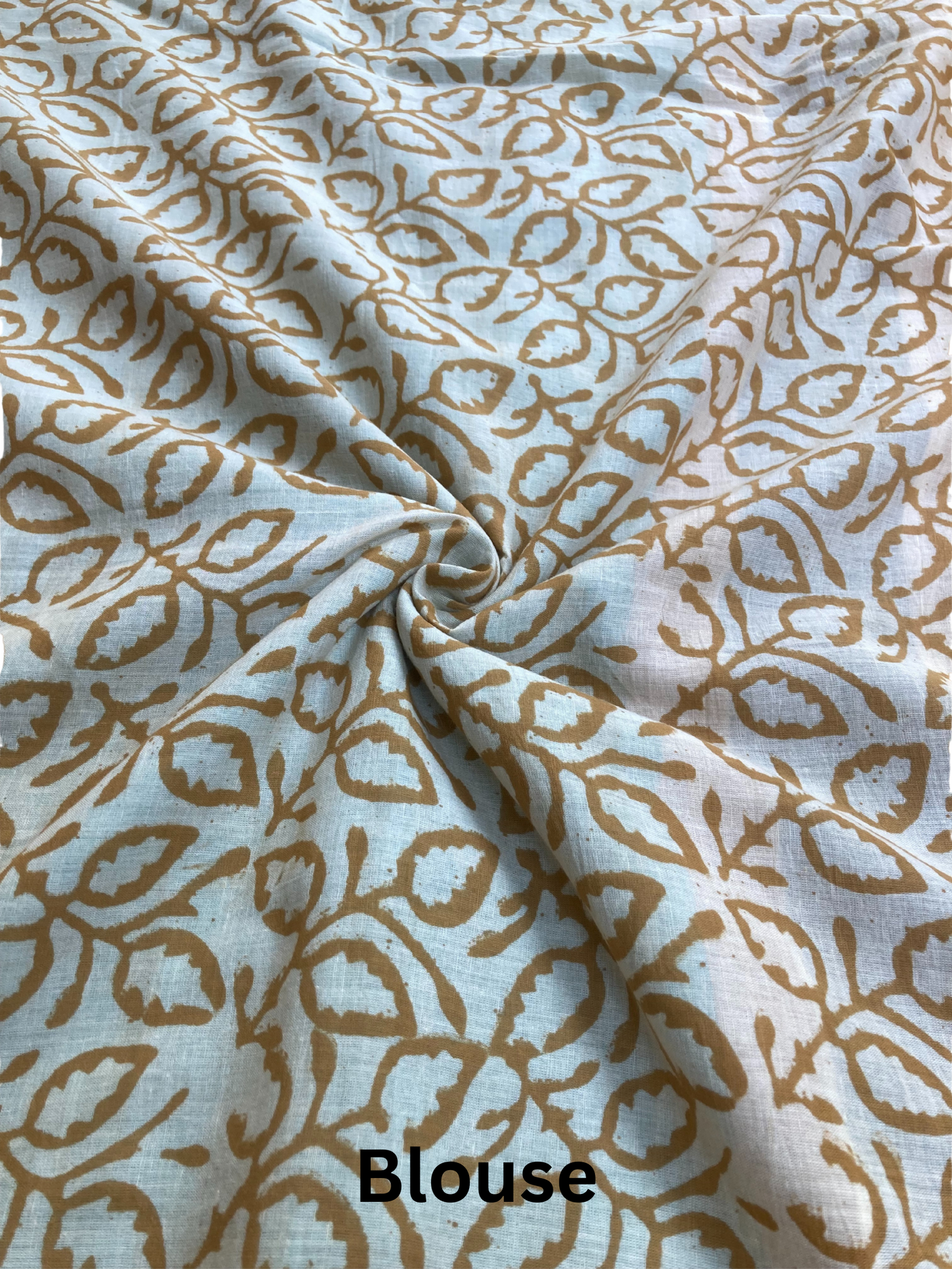 Mustered Yellow Maanto Concept Saree