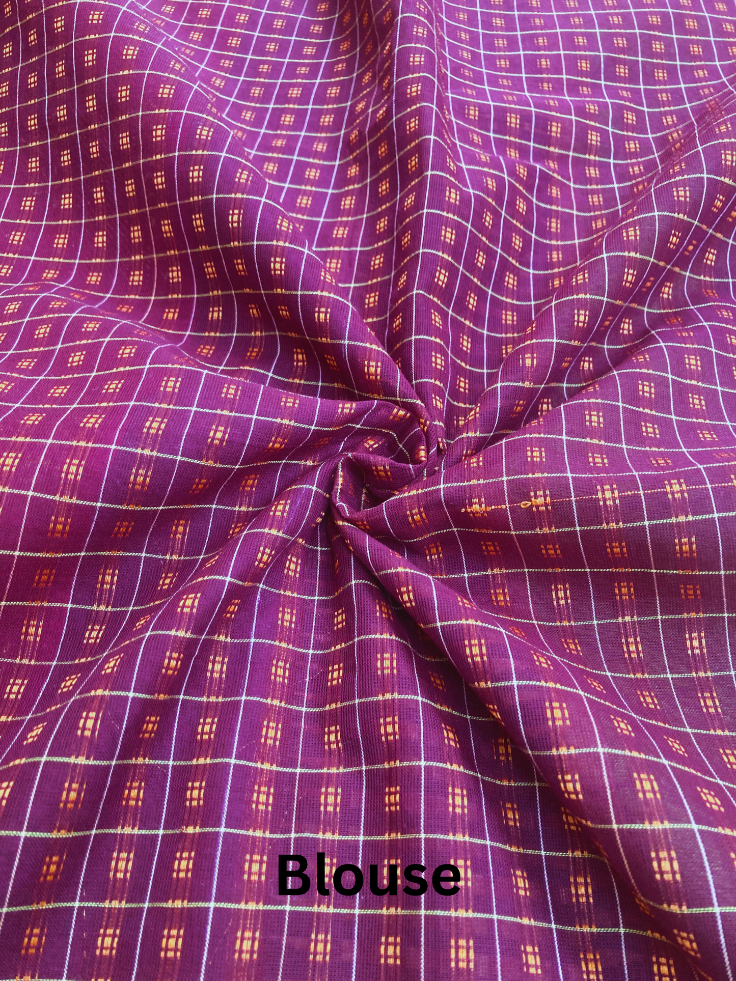 Dark Orange Maanto Concept Saree