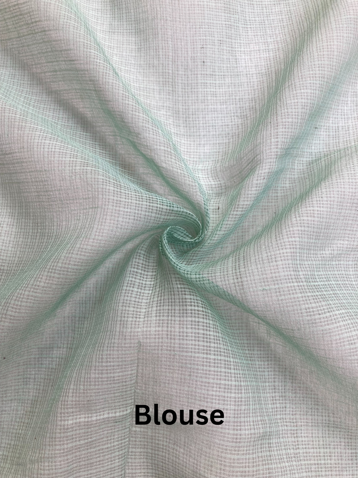 Baby Pink  Ombre-Dyed Kota Doria Saree