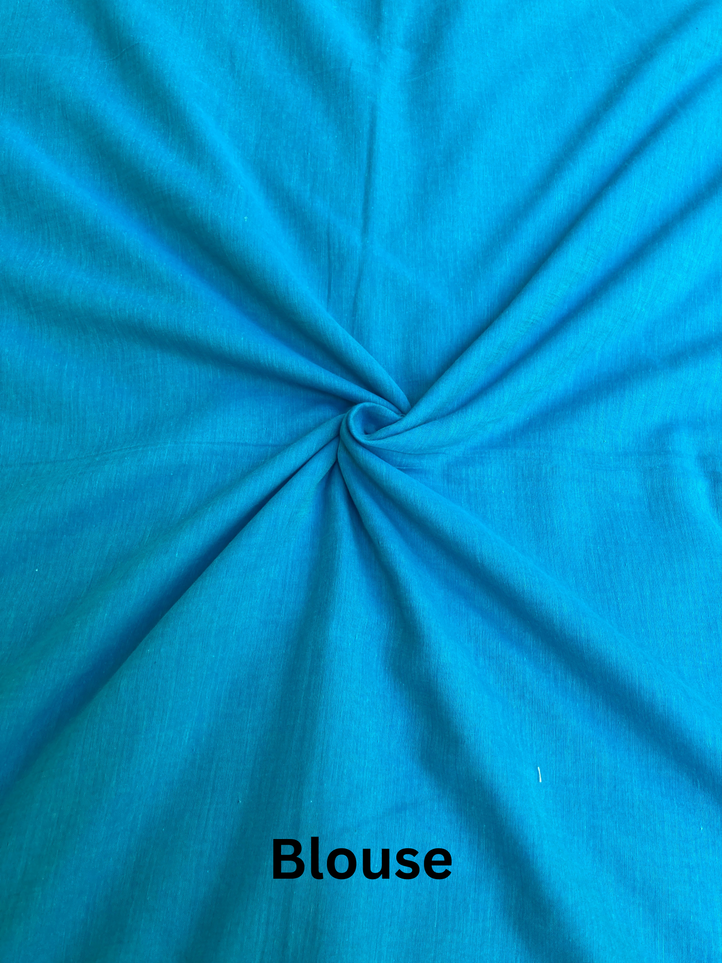 Royal Blue Mul Cotton Saree