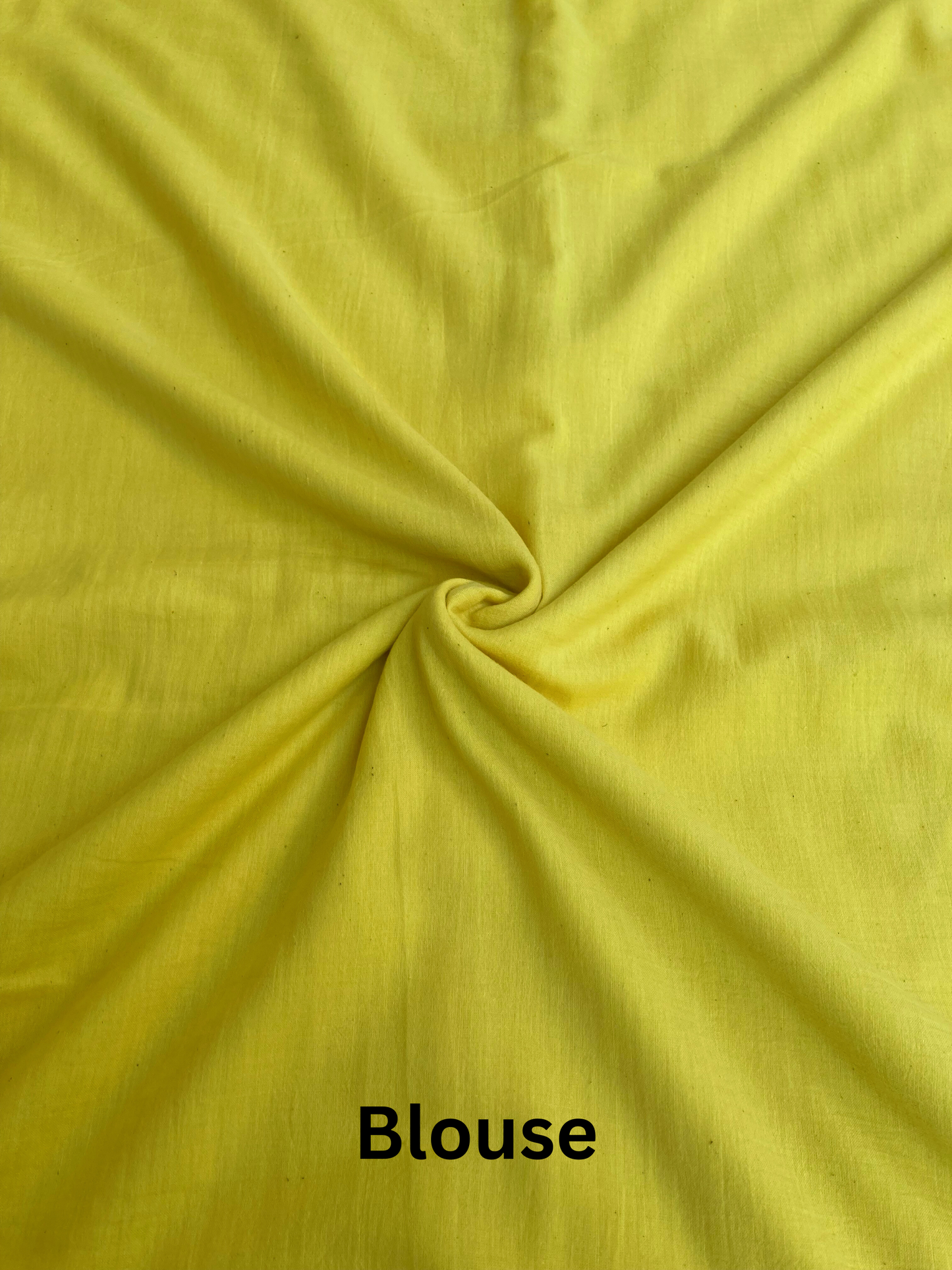 Yellow Mul Cotton Saree