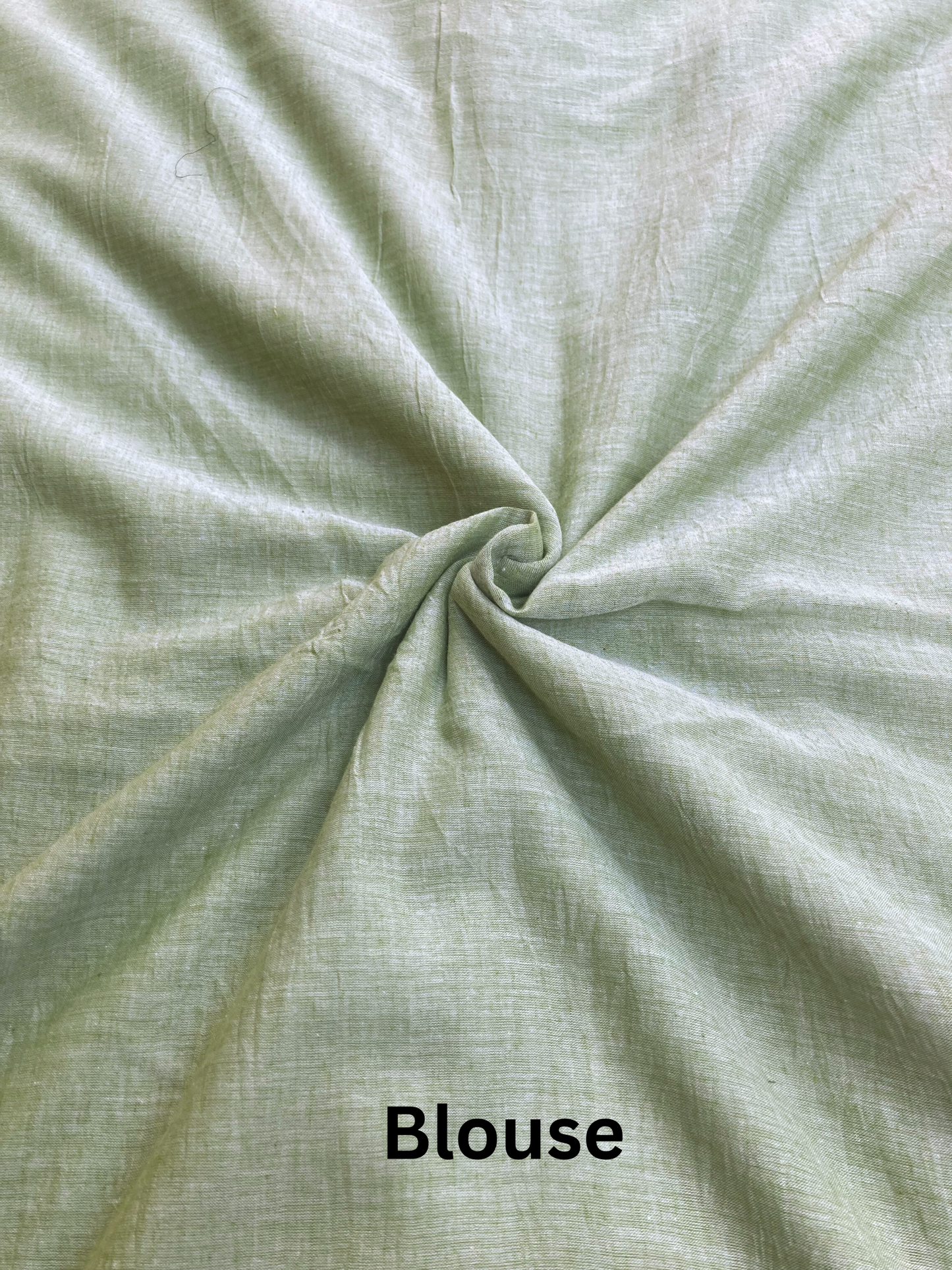 Spring Green Mul Cotton Saree
