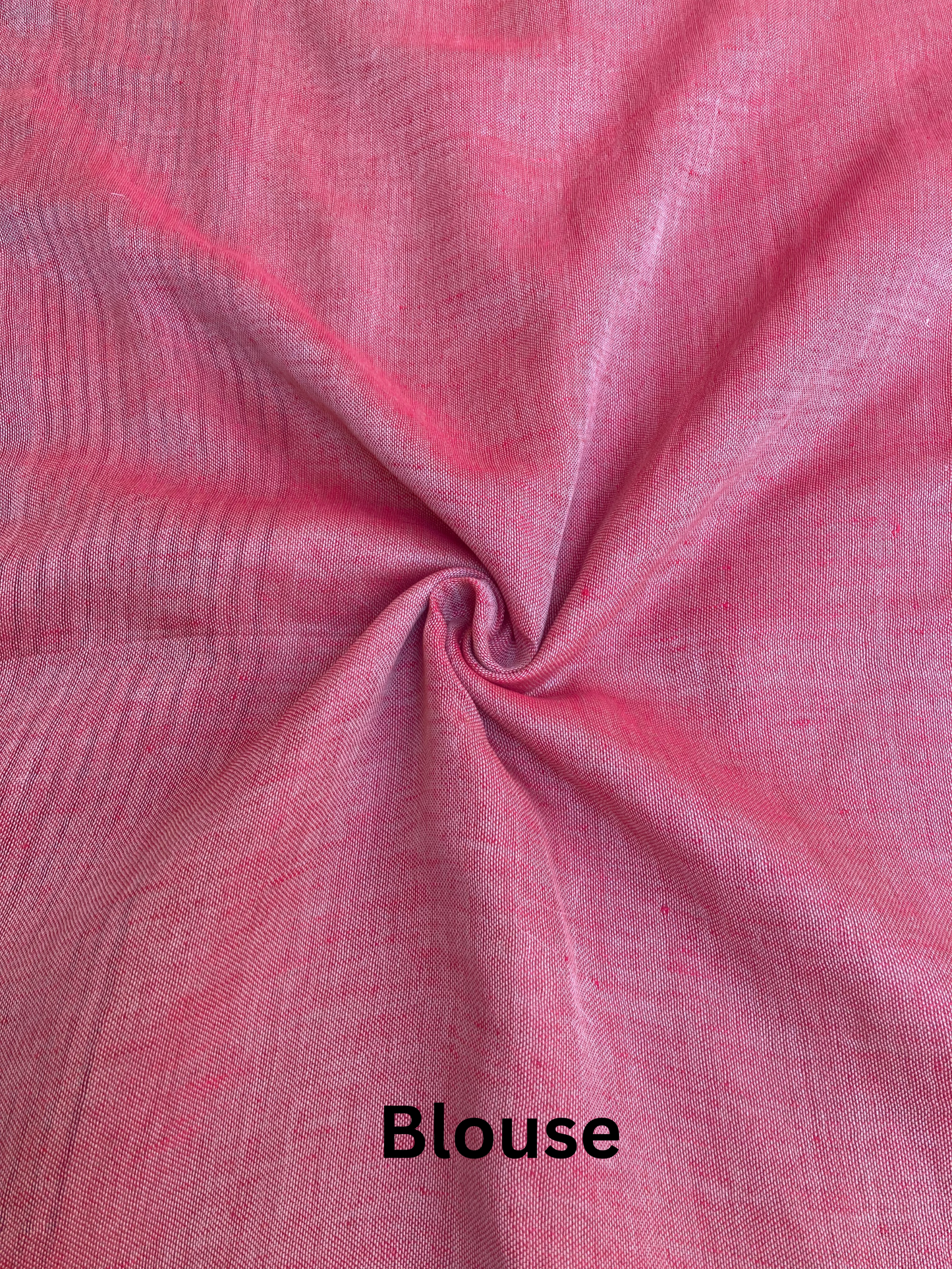 Magenta Handloom Linen Saree