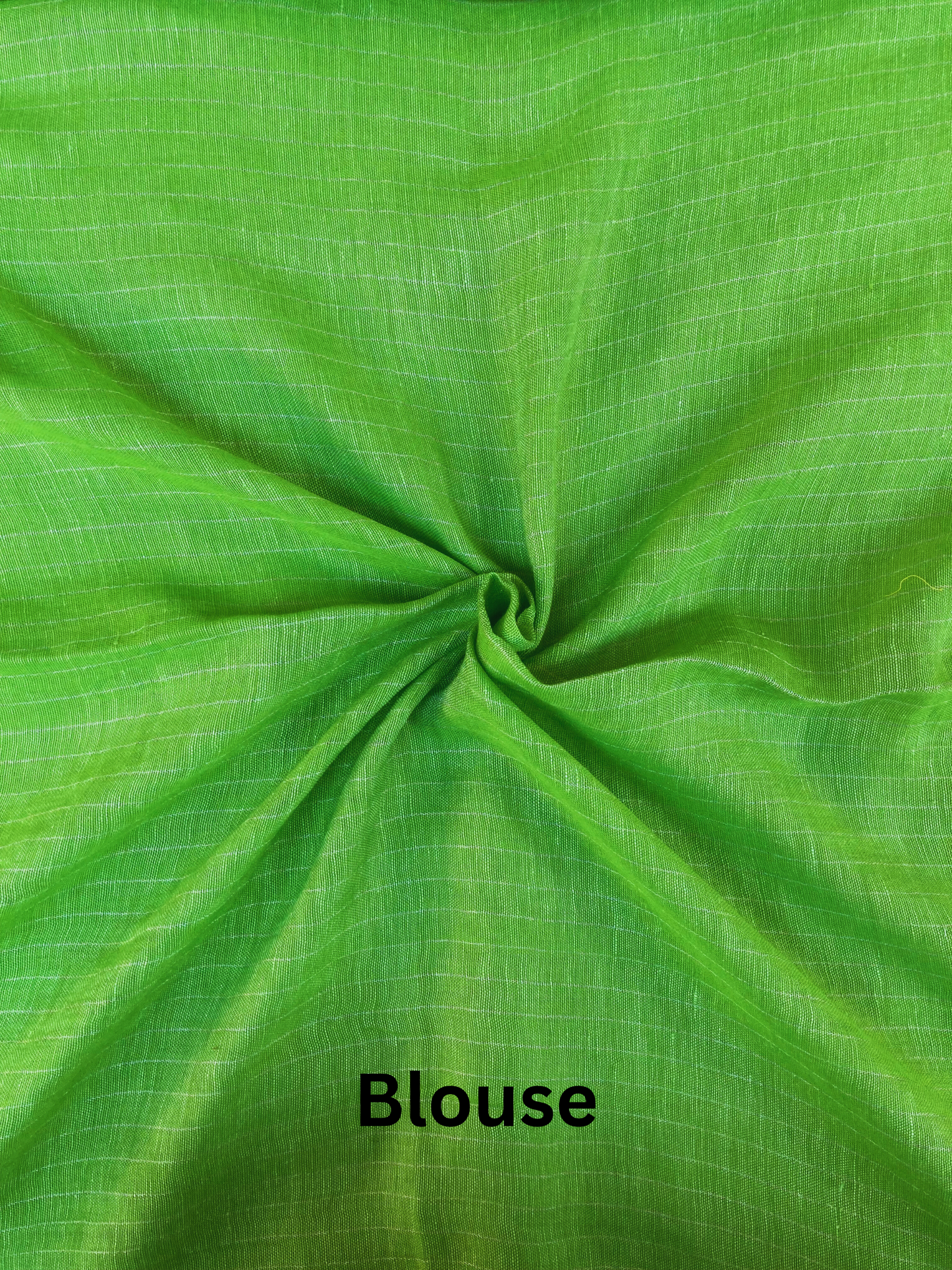 Light Green Handloom Linen Saree