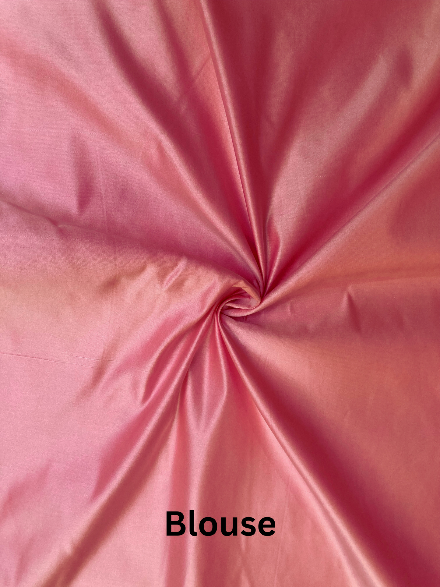Baby Pink Banarasi Satin Saree