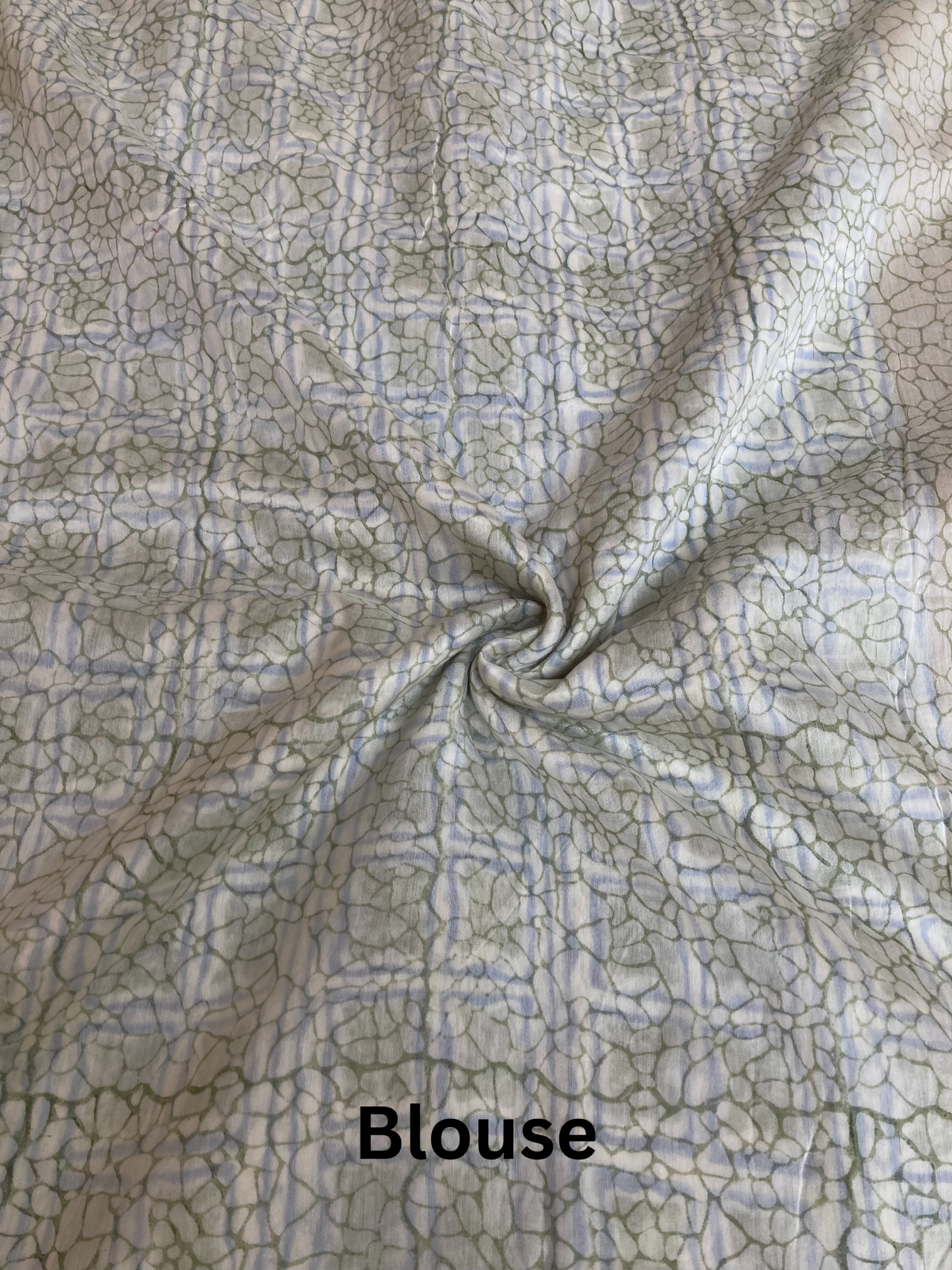 White Sangneri Saree