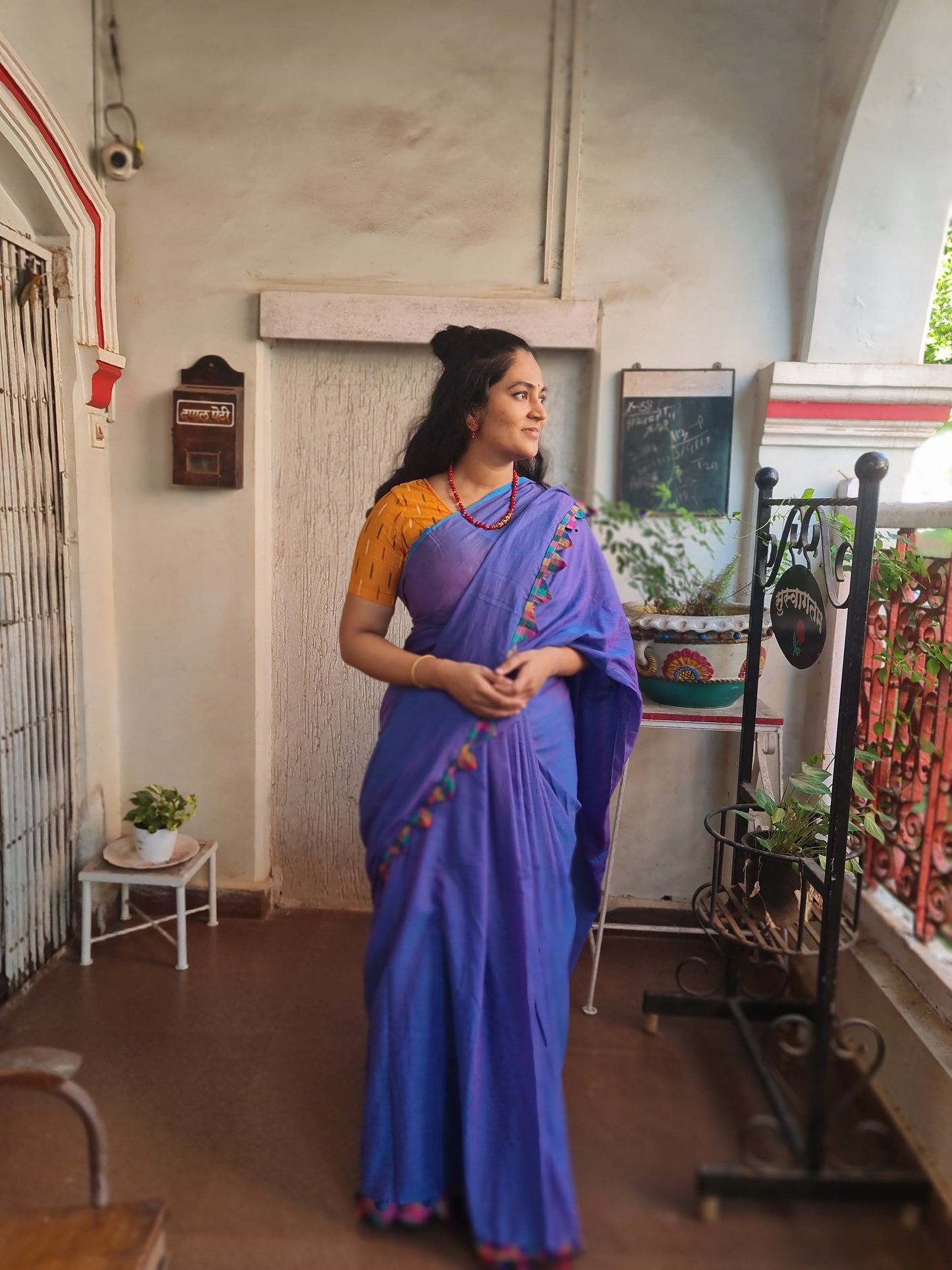 Blue Maanto Concept Saree