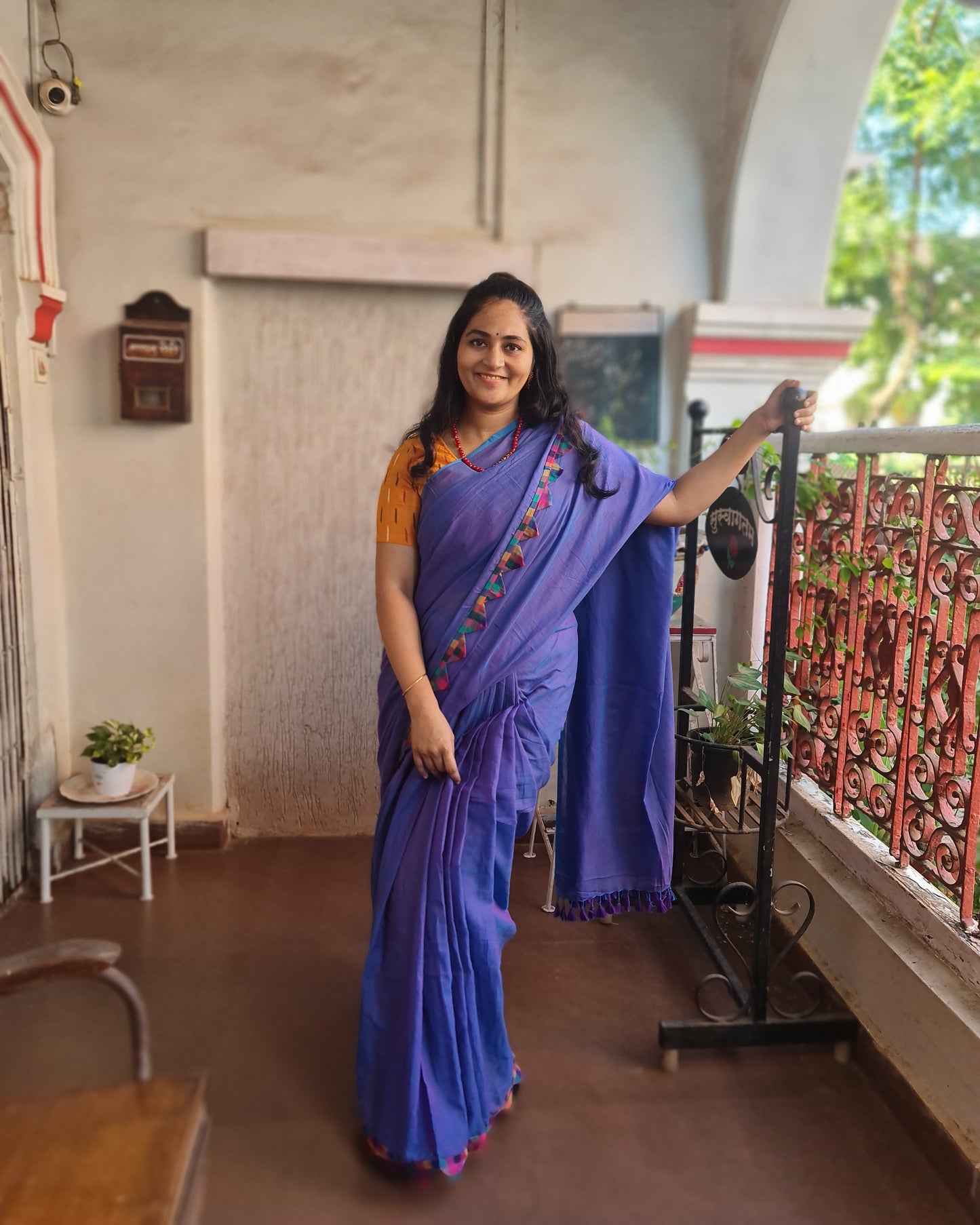 Blue Maanto Concept Saree