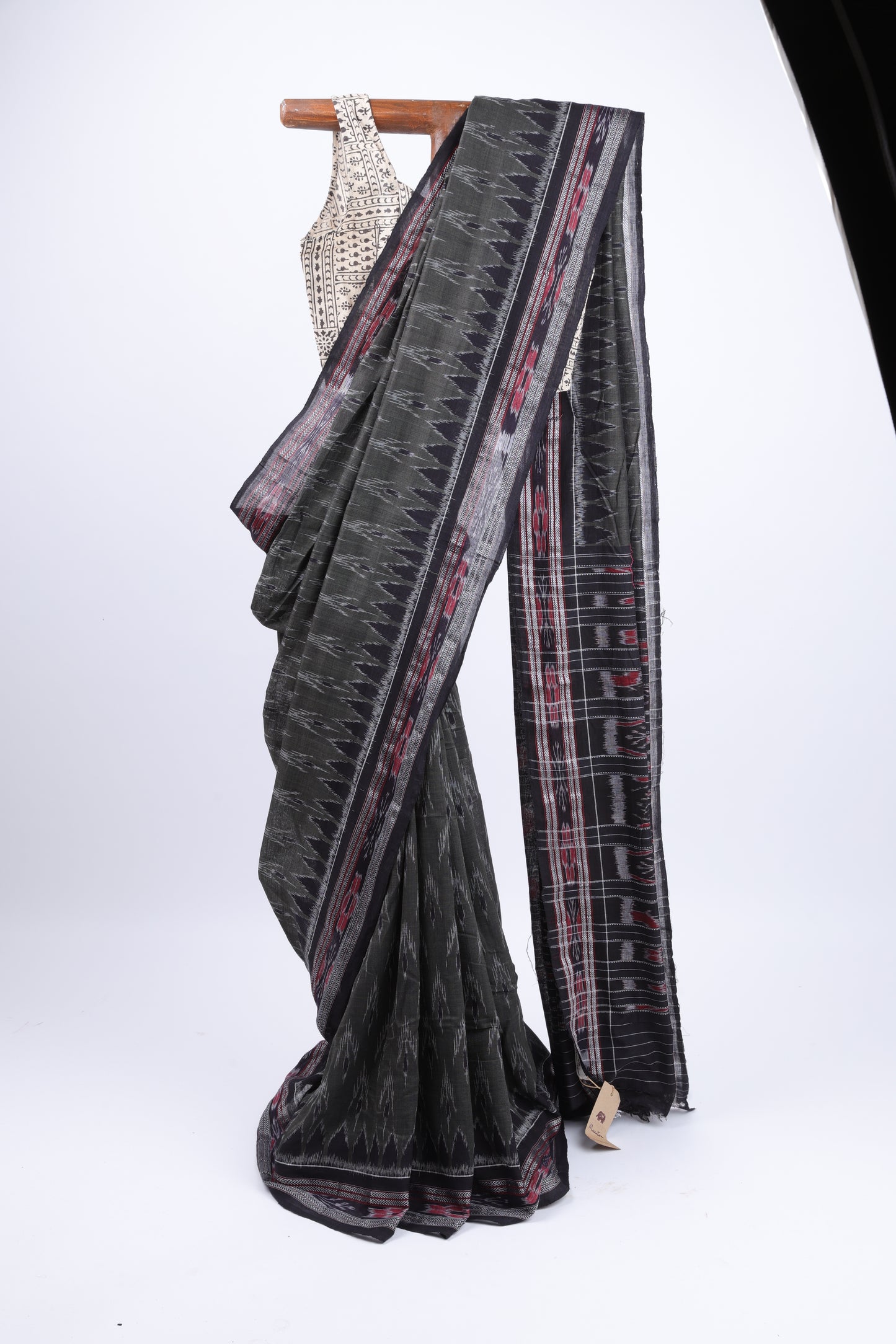 Uniform Sambalpuri Ikkat Saree