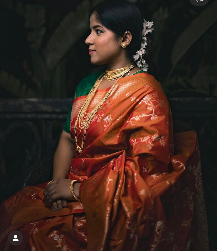 Fire Banarasi Sari