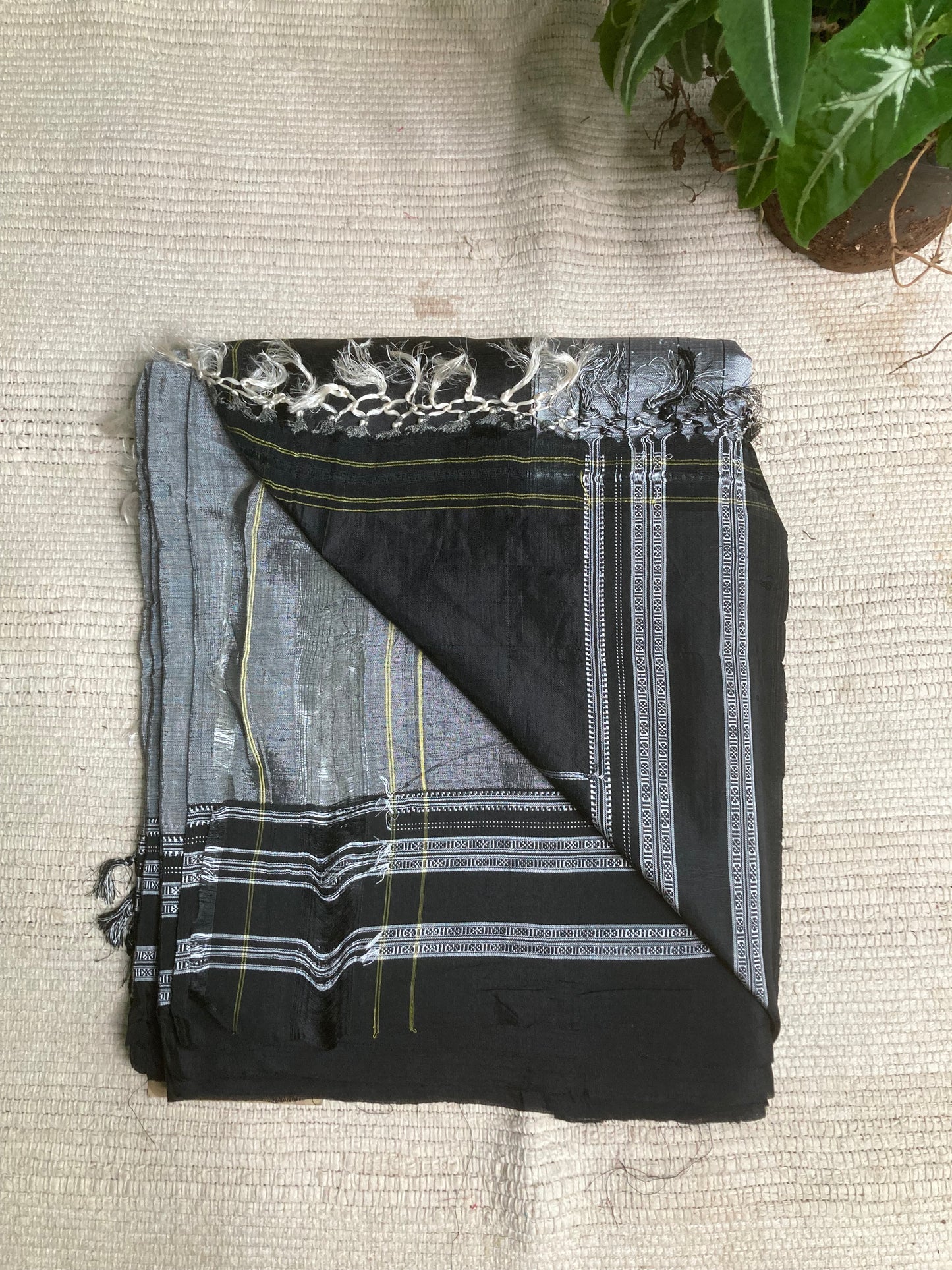 Silver Grey Ilkal Saree