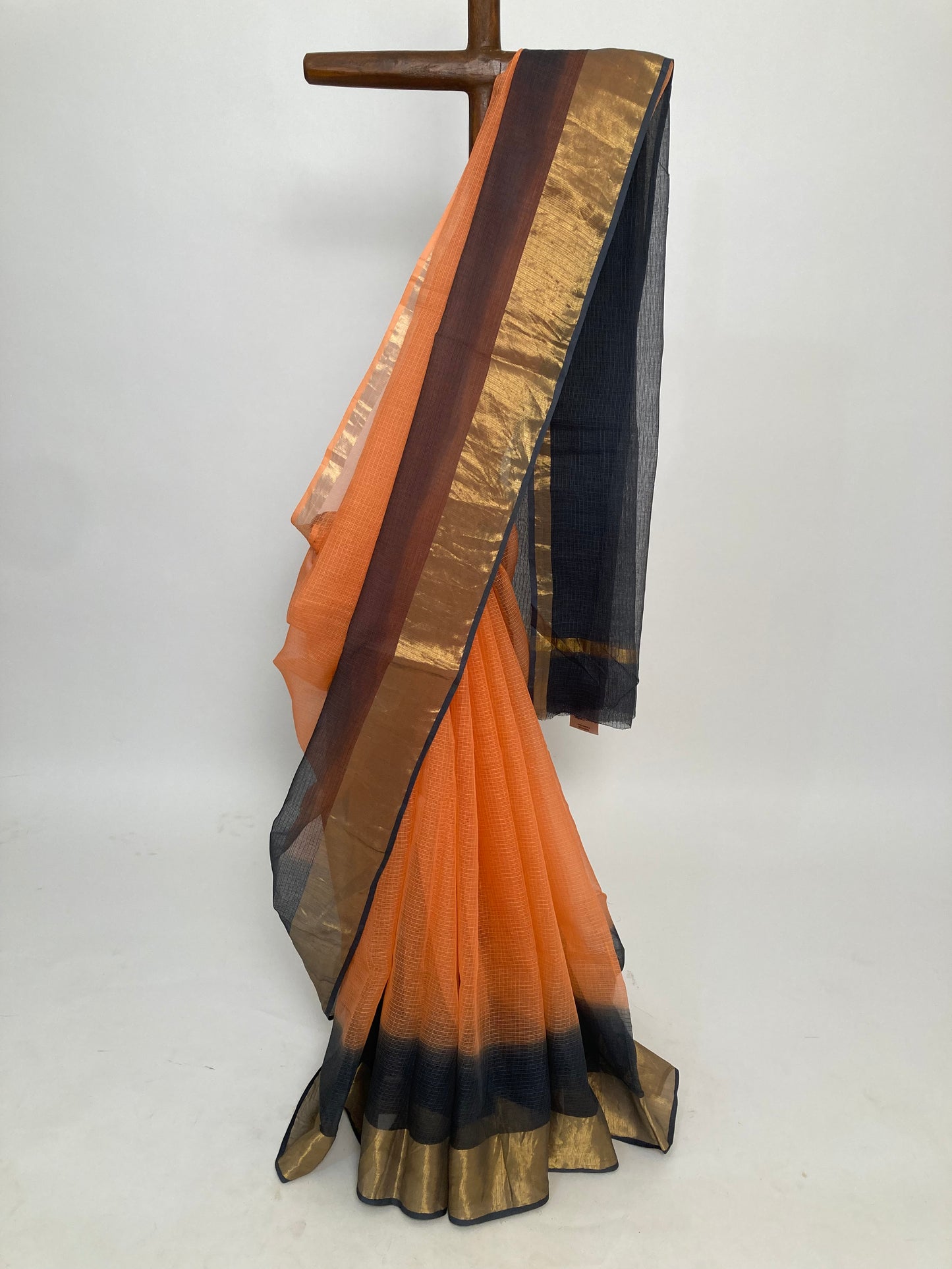 Tiger Ombre-Dyed Kota Doria Saree