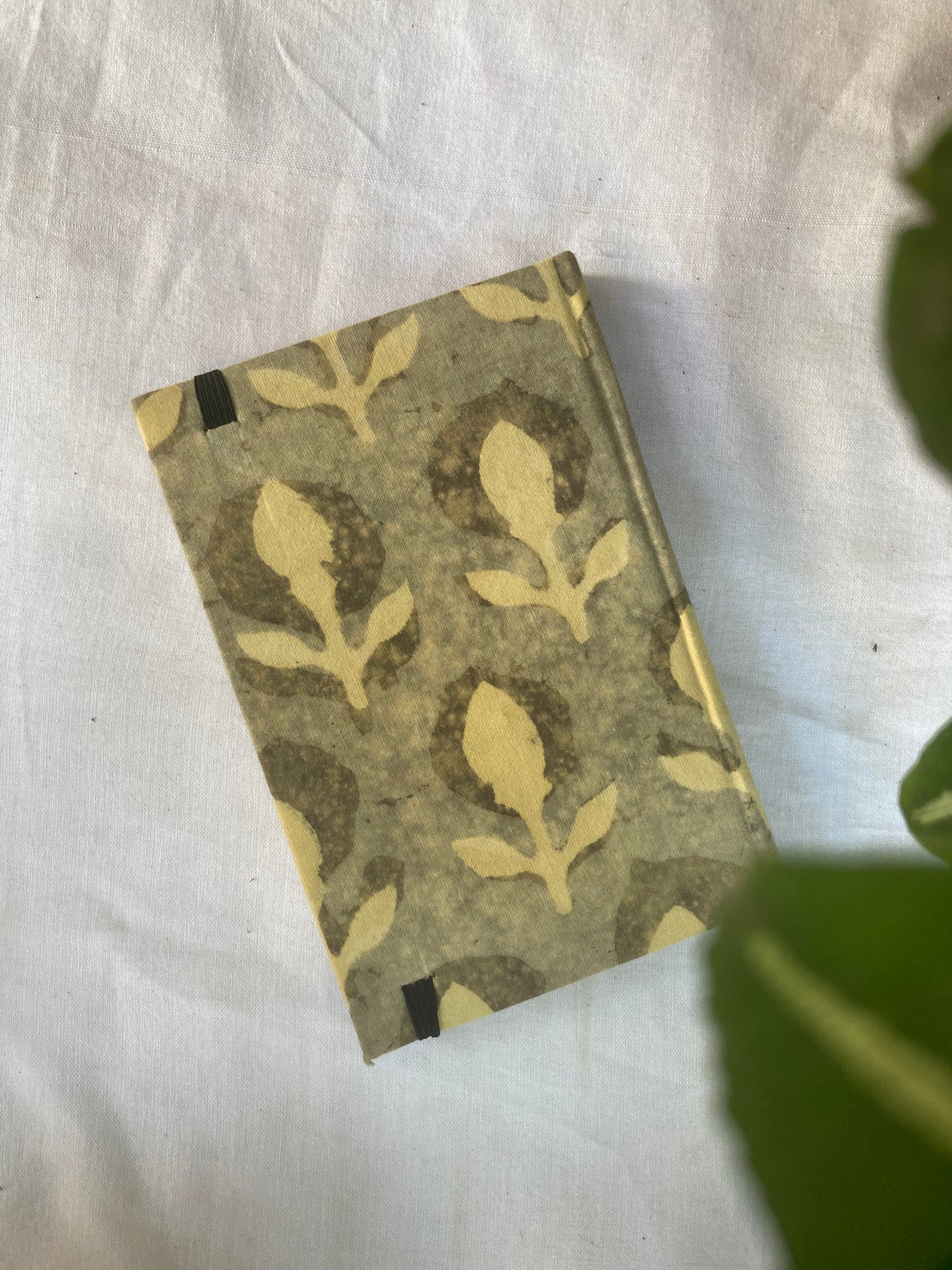 Olive Green Fabric -Covered Dairy