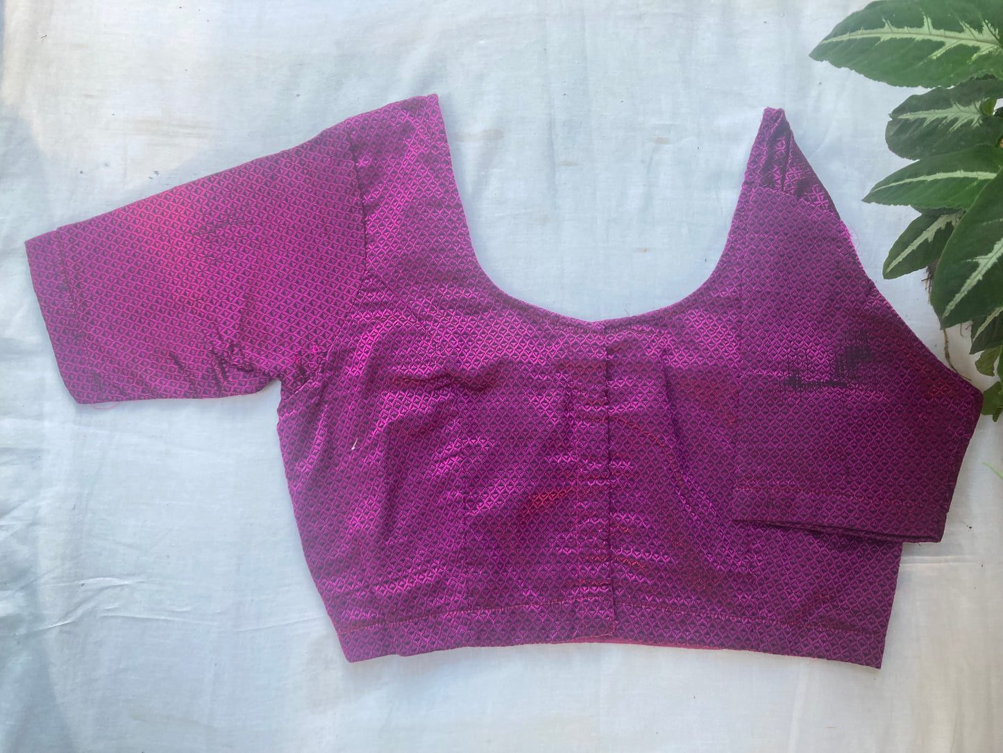 Dark Purple Khan Blouse